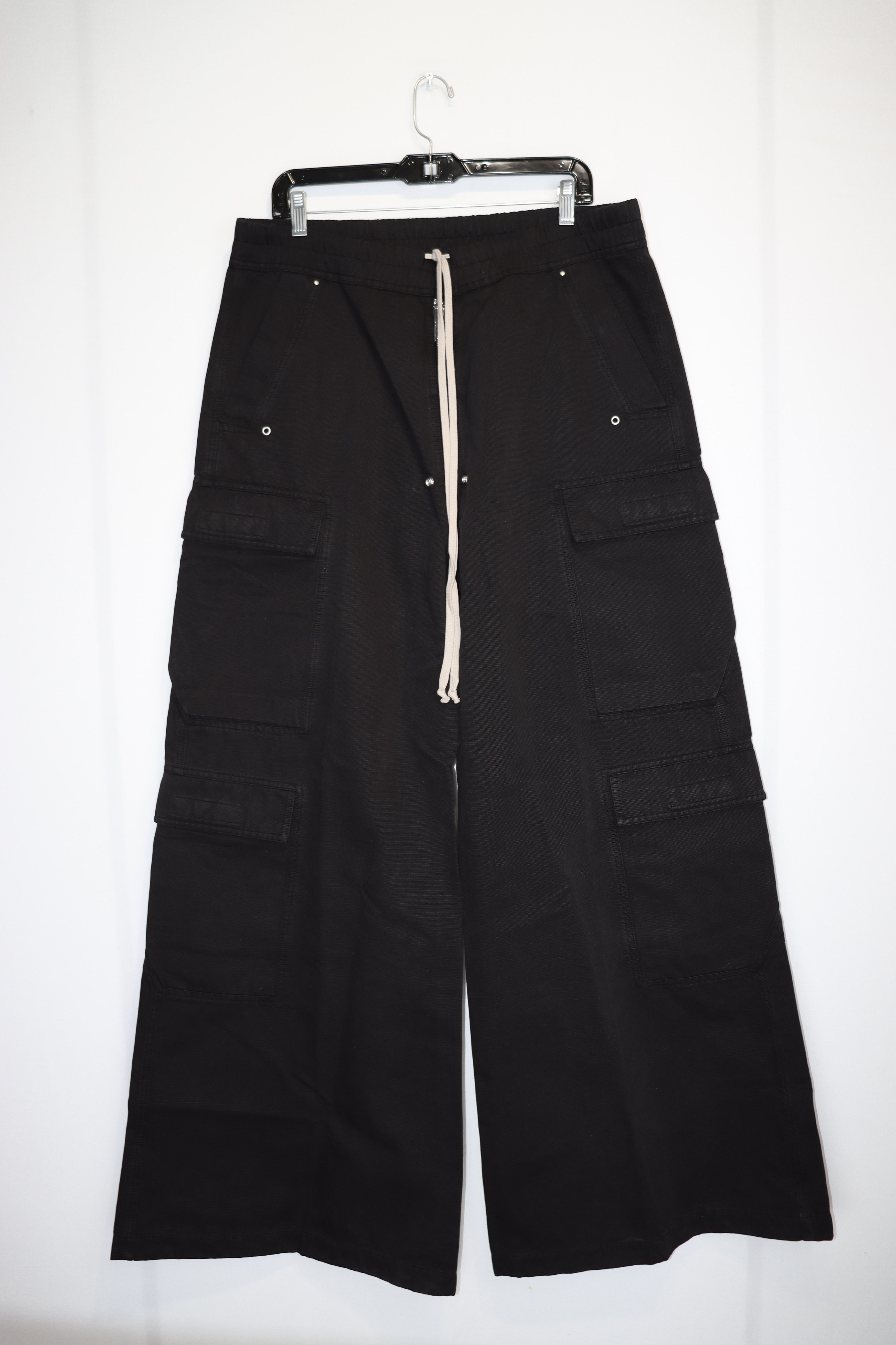 Rick Owens o1rshd1 Double Cargo Jumbo Belas in Black | Grailed