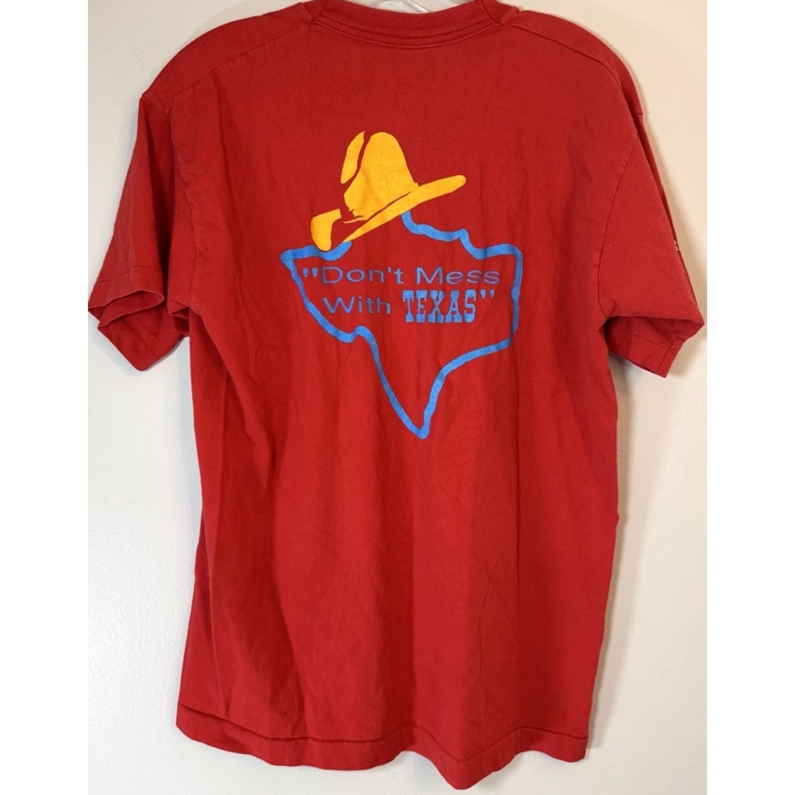 Fruit Of The Loom VINTAGE Lone Star Steakhouse & Saloon Shirt Men’s Large Red Single Stitch 90s T Size US L / EU 52-54 / 3 - 6 Thumbnail