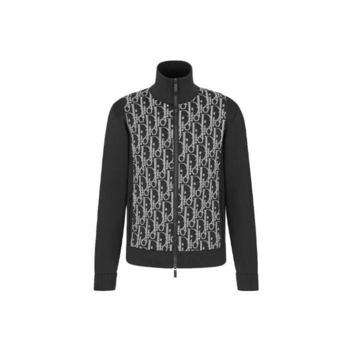 Dior Dior Dior 3D Letter Knit Jacket for Men 0079-2507 Size US M / EU 48-50 / 2 - 1 Thumbnail