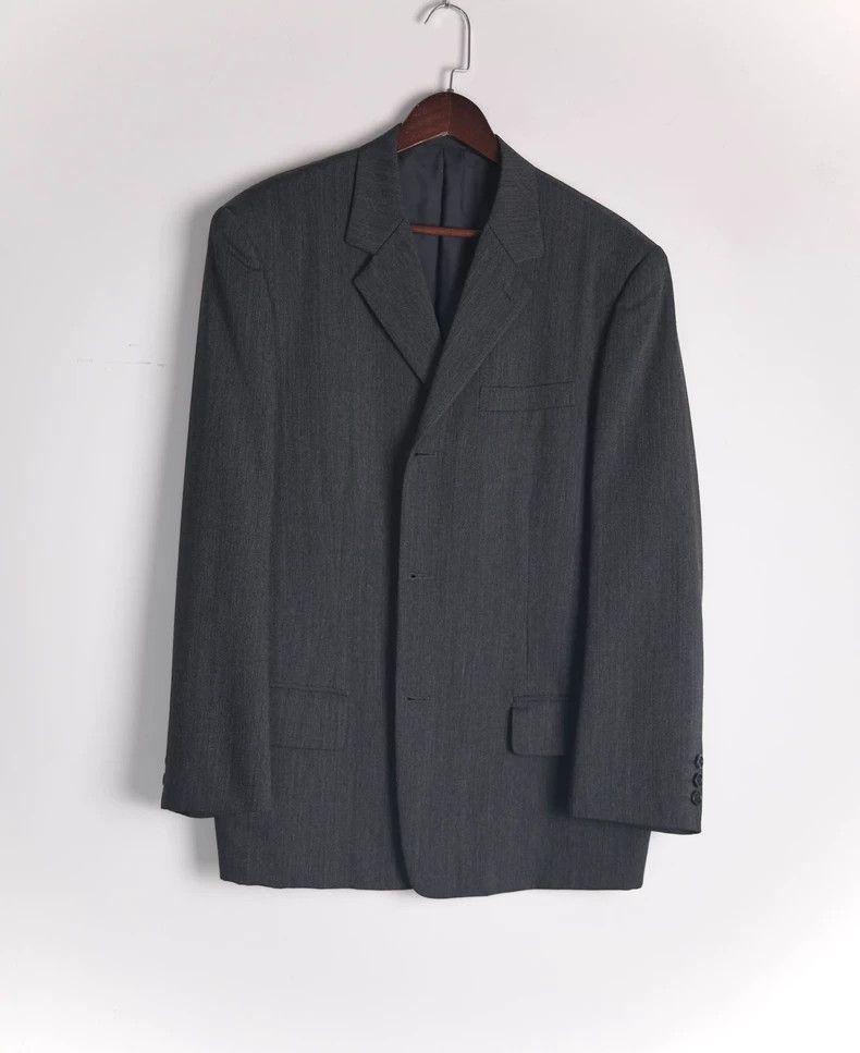 Yohji Yamamoto Yohji Yamamoto Silver Tree Grey Jacket 2505-Nextarrow Size US S / EU 44-46 / 1 - 1 Thumbnail