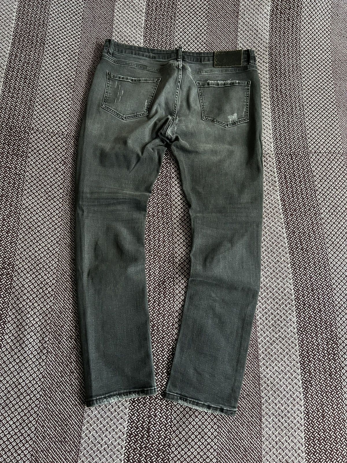 Dsquared2 Dsquared2 Distressed Black Denim Jeans Wash Italy Size 52 Size US 36 / EU 52 - 11 Thumbnail