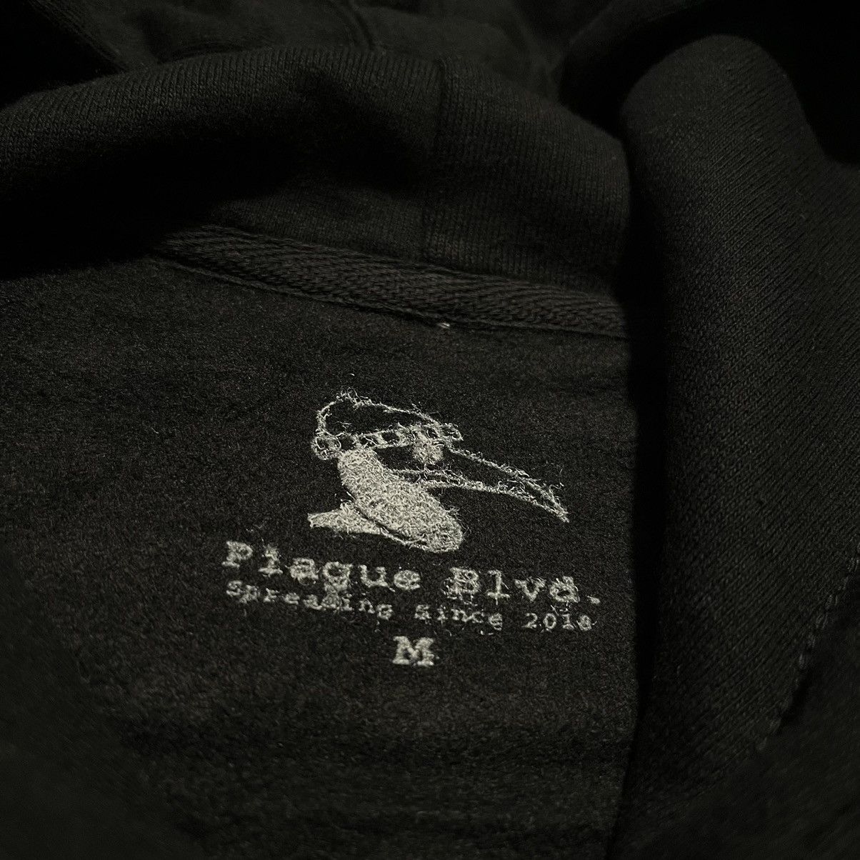 Plague Boulevard Plague Blvd Spider Gang Embroidered Hoodie Rare Lil Darkie Size US M / EU 48-50 / 2 - 6 Thumbnail
