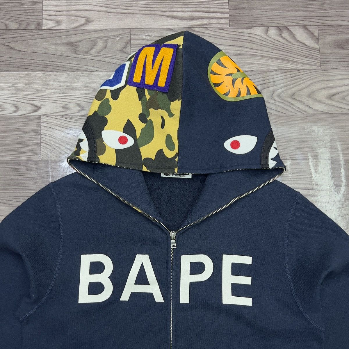 Bape Bape Classic Shark Full Zip Hoodie Size US M / EU 48-50 / 2 - 6 Thumbnail