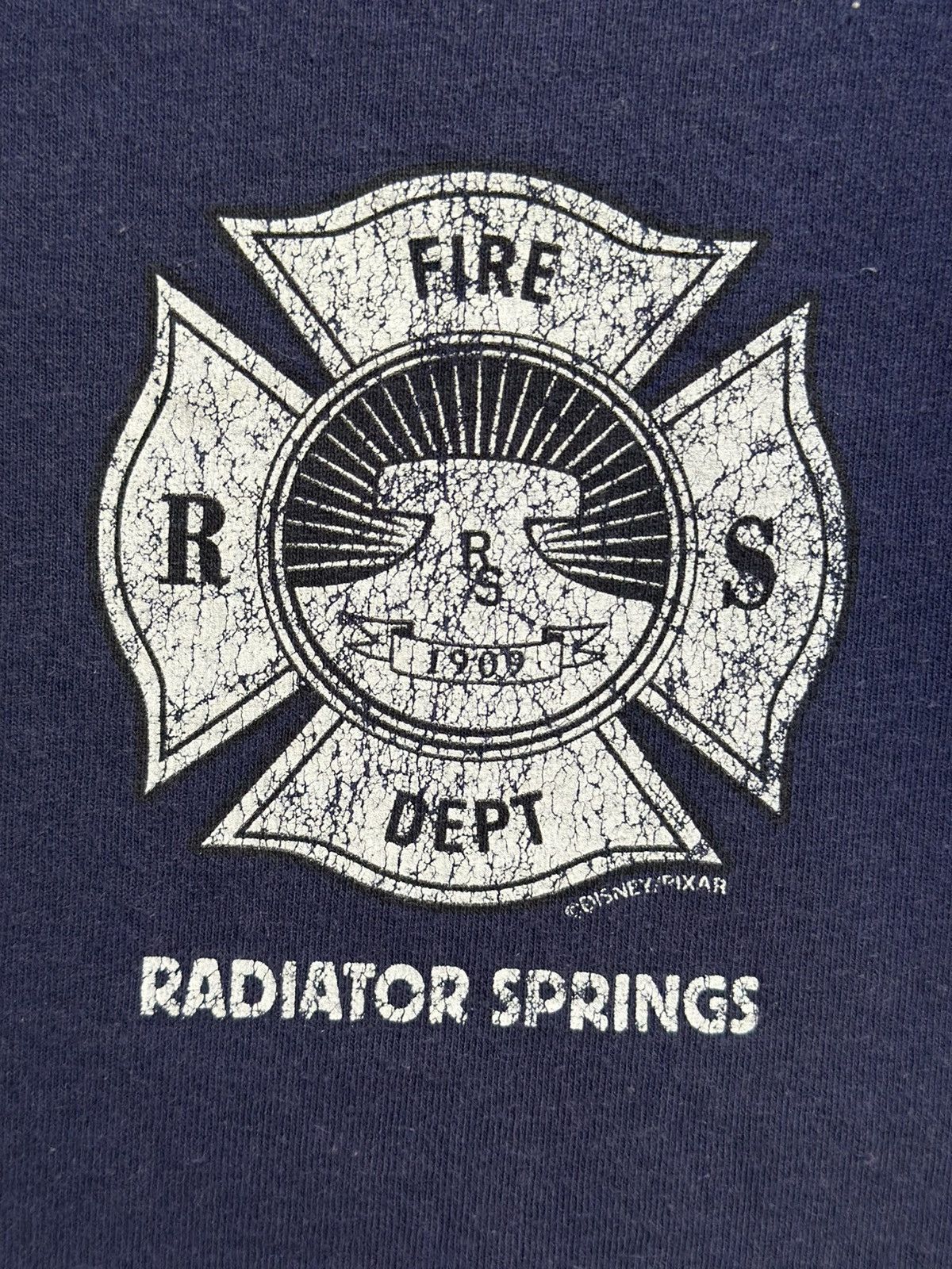 Disney Vintage Radiator Springs Sun Faded Tee Size US M / EU 48-50 / 2 - 3 Thumbnail