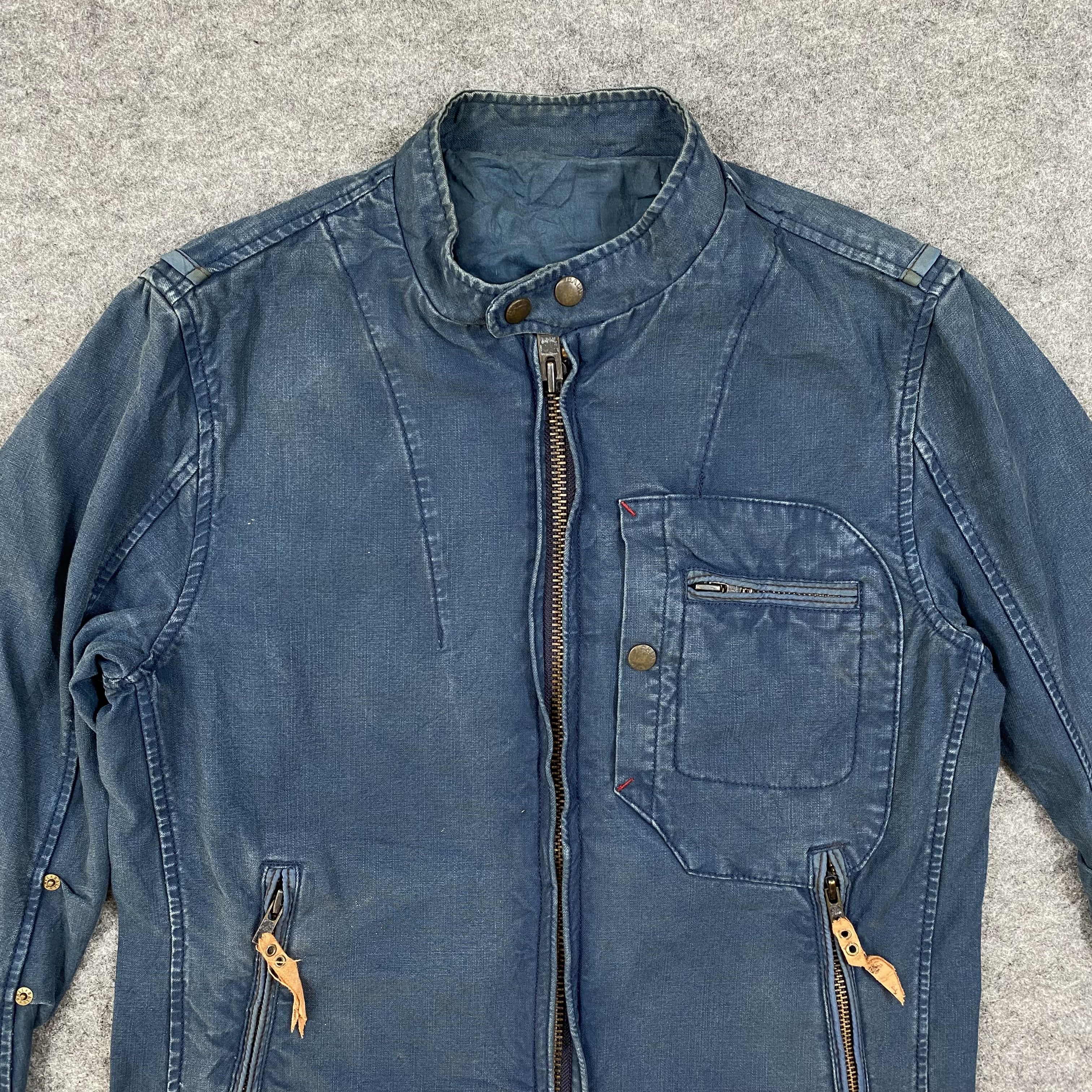 Japanese Brand VTG Japan Gifu Take Indigo Dye Work Jacket-J562 Size US M / EU 48-50 / 2 - 6 Thumbnail