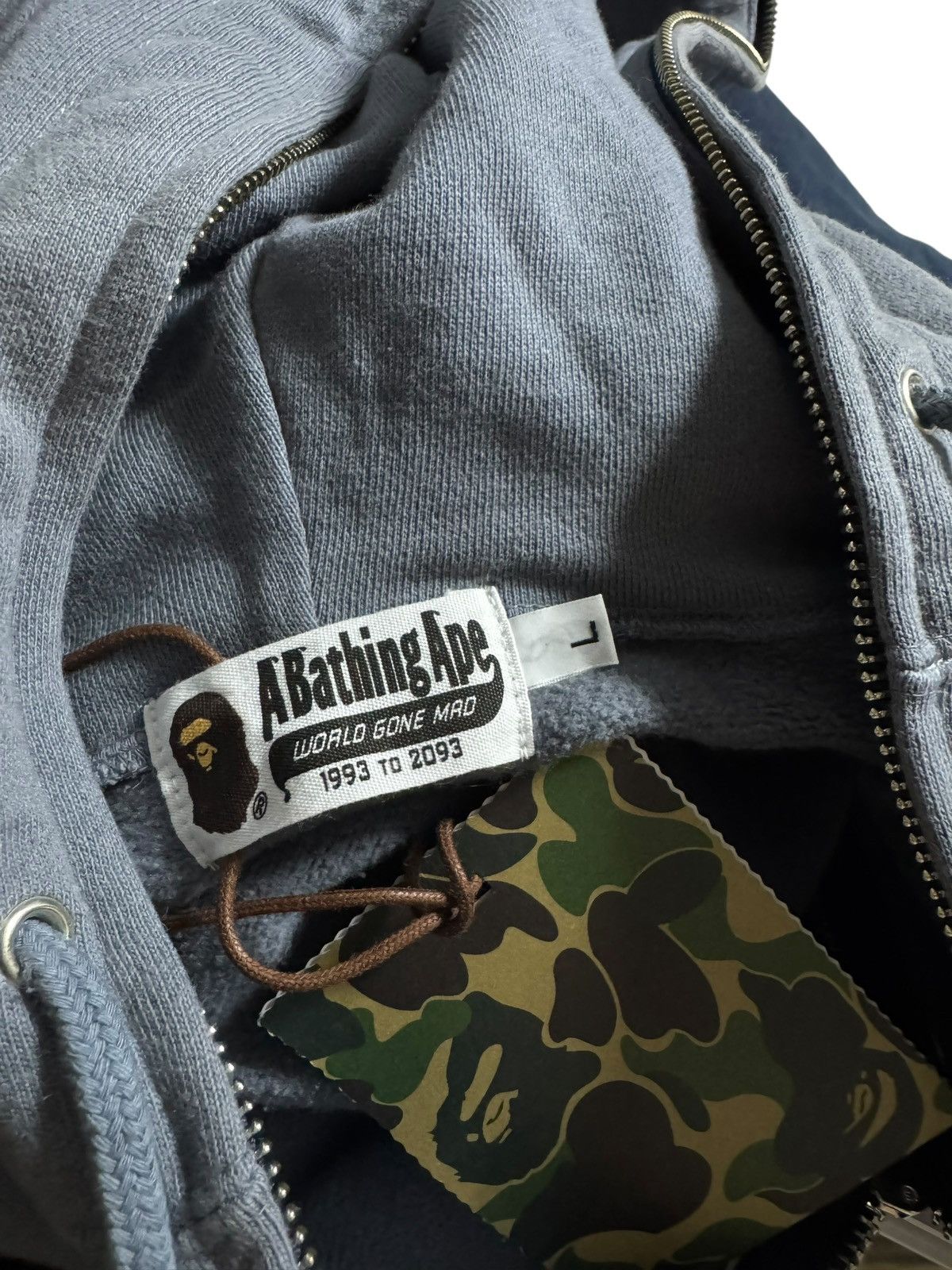 Bape BAPE Full Zip Hoodie gradient color NAVY Size US L / EU 52-54 / 3 - 6 Thumbnail