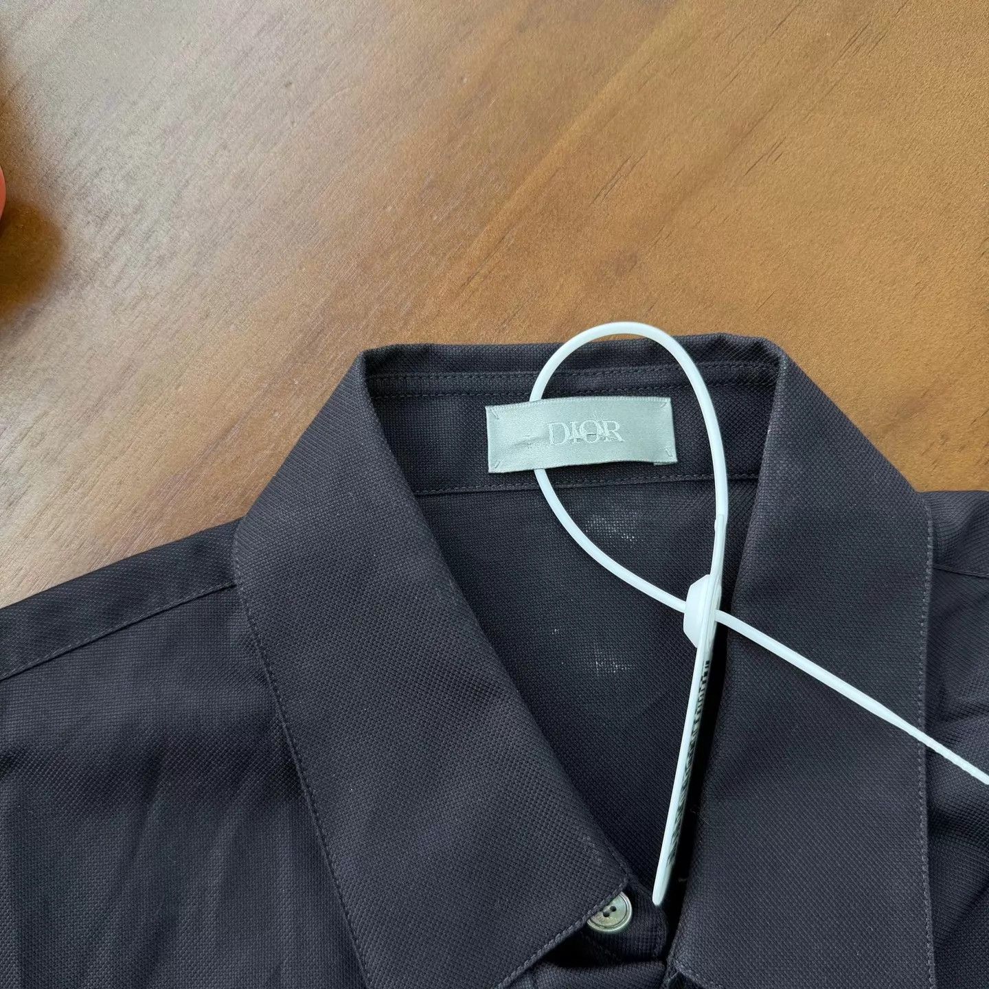 Dior Dior Embroidered Logo Black Shirt 37 Like New Size US XS / EU 42 / 0 - 3 Thumbnail