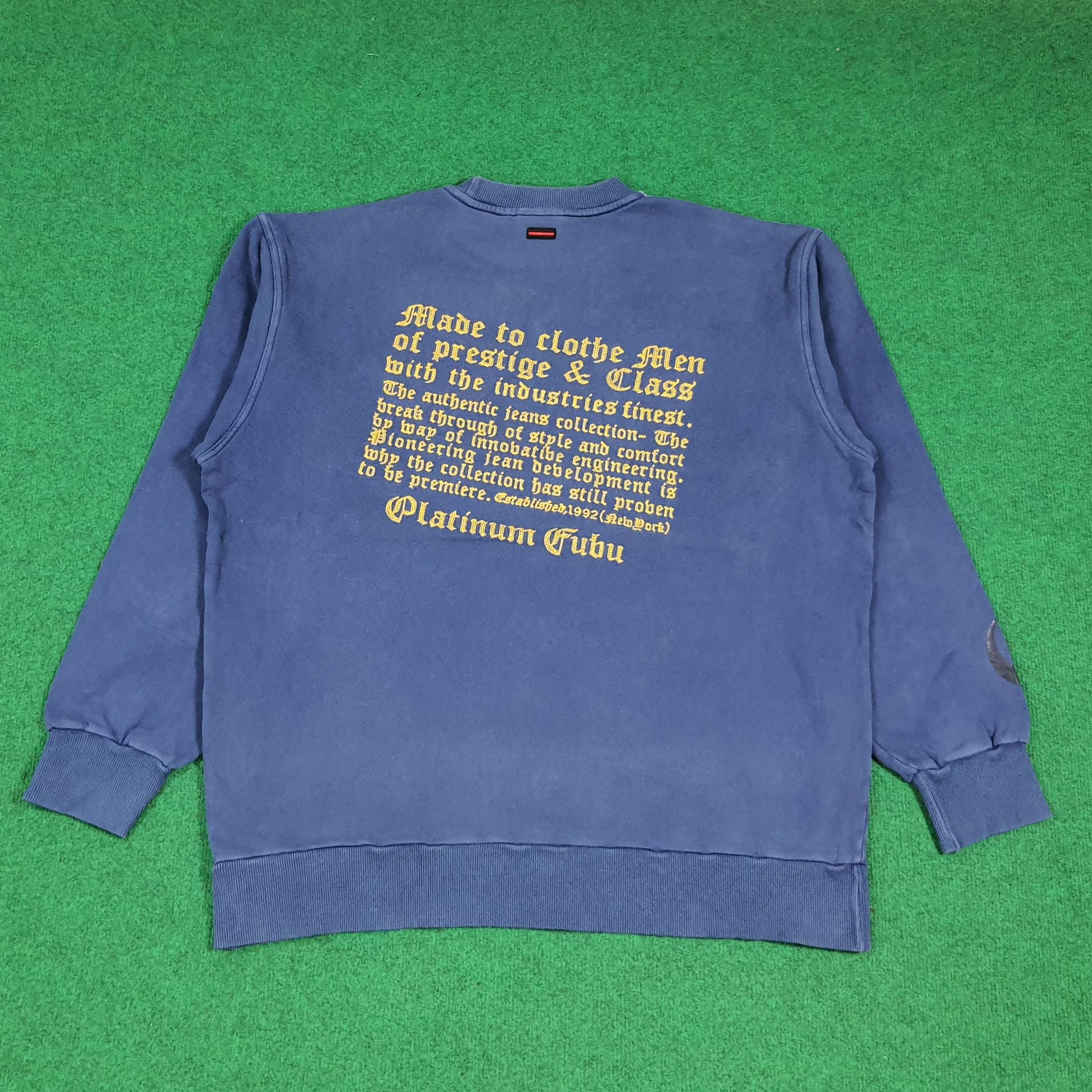 Fubu Vintage Platinum FUBU Streetwear Sweatshirt C283N1 Size US XL / EU 56 / 4 - 1 Thumbnail