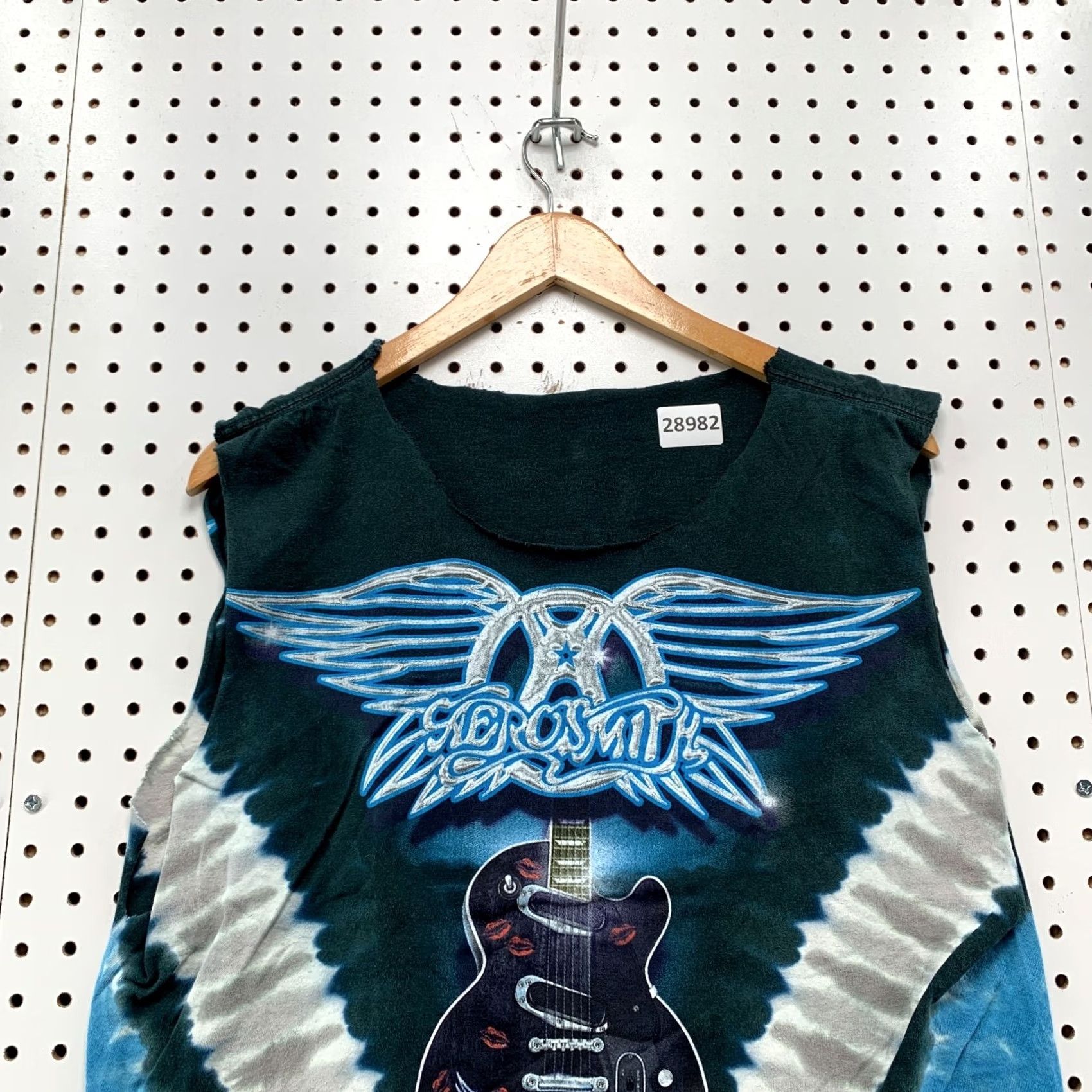 Liquid Blue VINTAGE Liquid Blue shirt Mens S sleeveless Aerosmith Band 20x23.5 Blue Cotton Crew Neck Shirt Mens Boys? Size US S / EU 44-46 / 1 - 2 Thumbnail