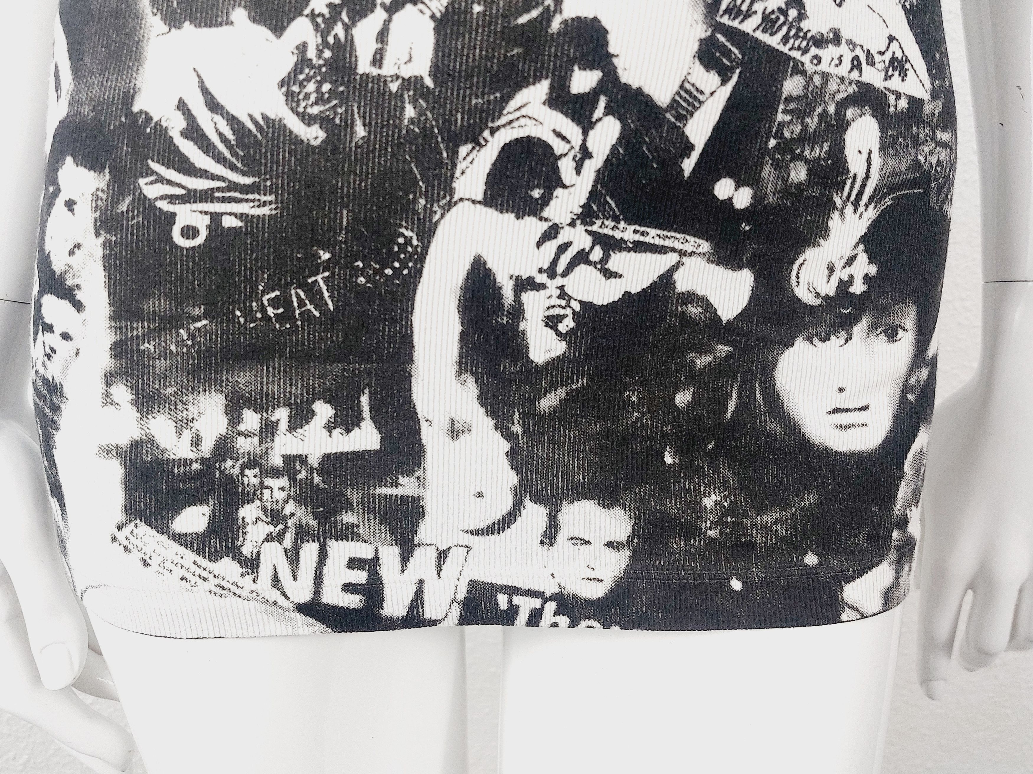 Dolce & Gabbana Dolce and Gabbana D&G Newspaper Faces Gazette Journal Top Size US S / EU 44-46 / 1 - 10 Thumbnail