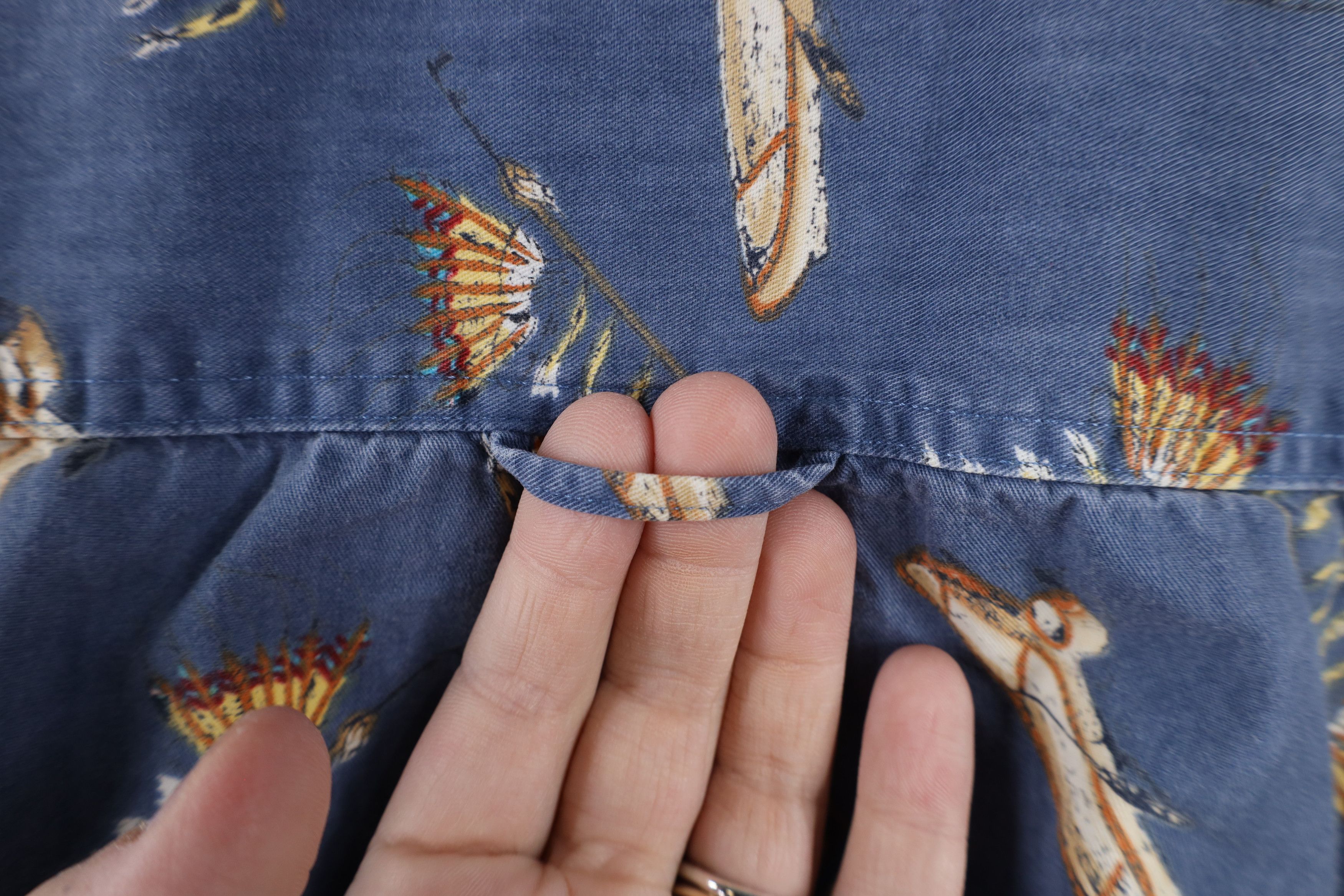 Polo Ralph Lauren Vintage 90s Chaps Ralph Lauren Indian Feather Button Shirt Size US M / EU 48-50 / 2 - 9 Thumbnail