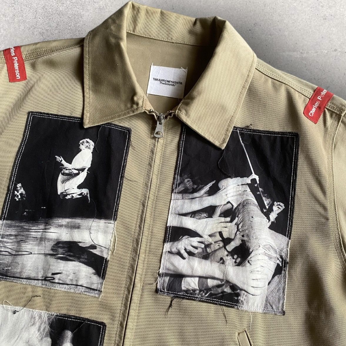 Takahiromiyashita The Soloist. SS19 Silk Twill Patches Canvas Chore Jacket Size US M / EU 48-50 / 2 - 2 Thumbnail