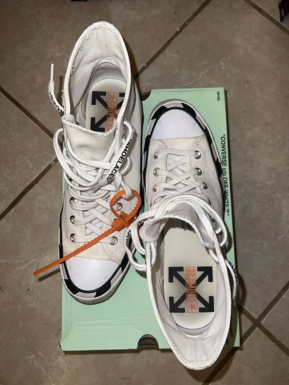 Converse Off White Off White x Converse Chuck Taylor Size 9.5 Grailed