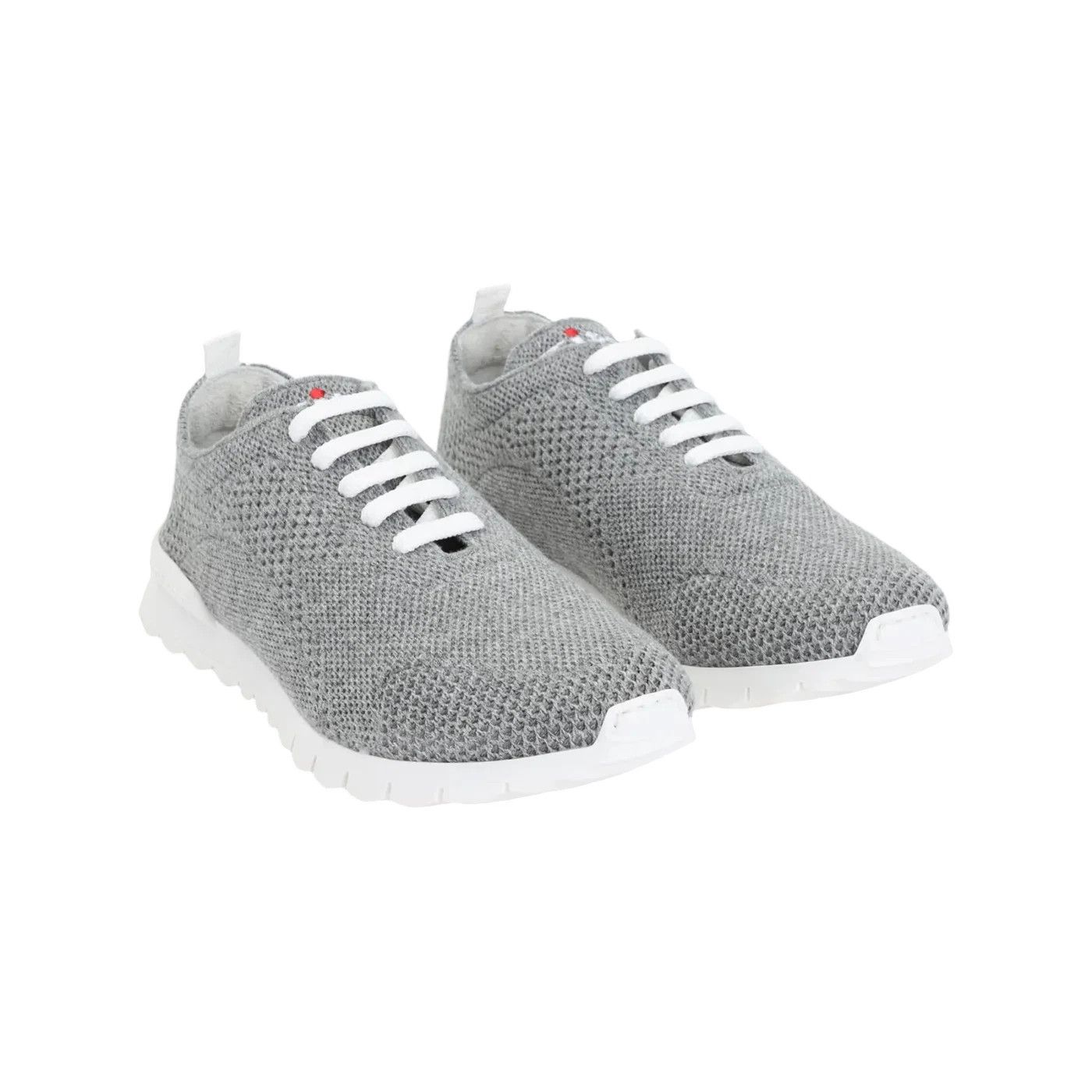 KITON Fits Gray knit Sneakers New And Authentic