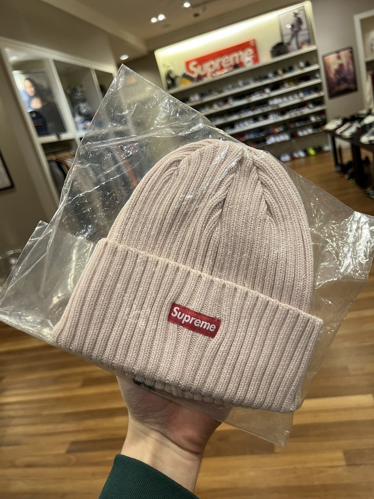 Supreme Overdyed Beanie Pink Grailed