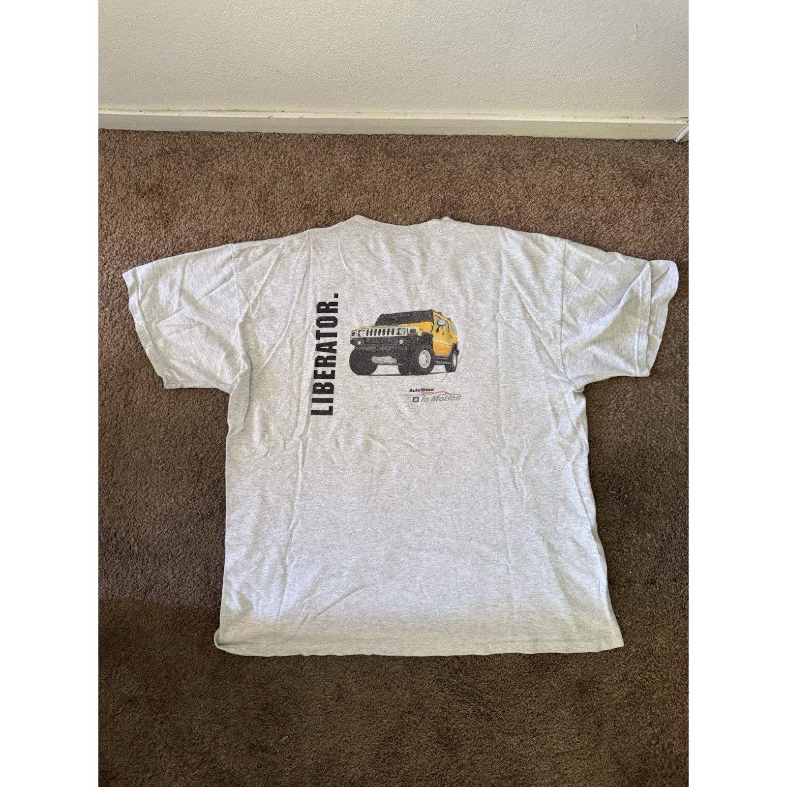 Fruit Of The Loom Vtg Corvette Hummer GM General Motors T-shirt XL Y2K Size US XL / EU 56 / 4 - 2 Thumbnail