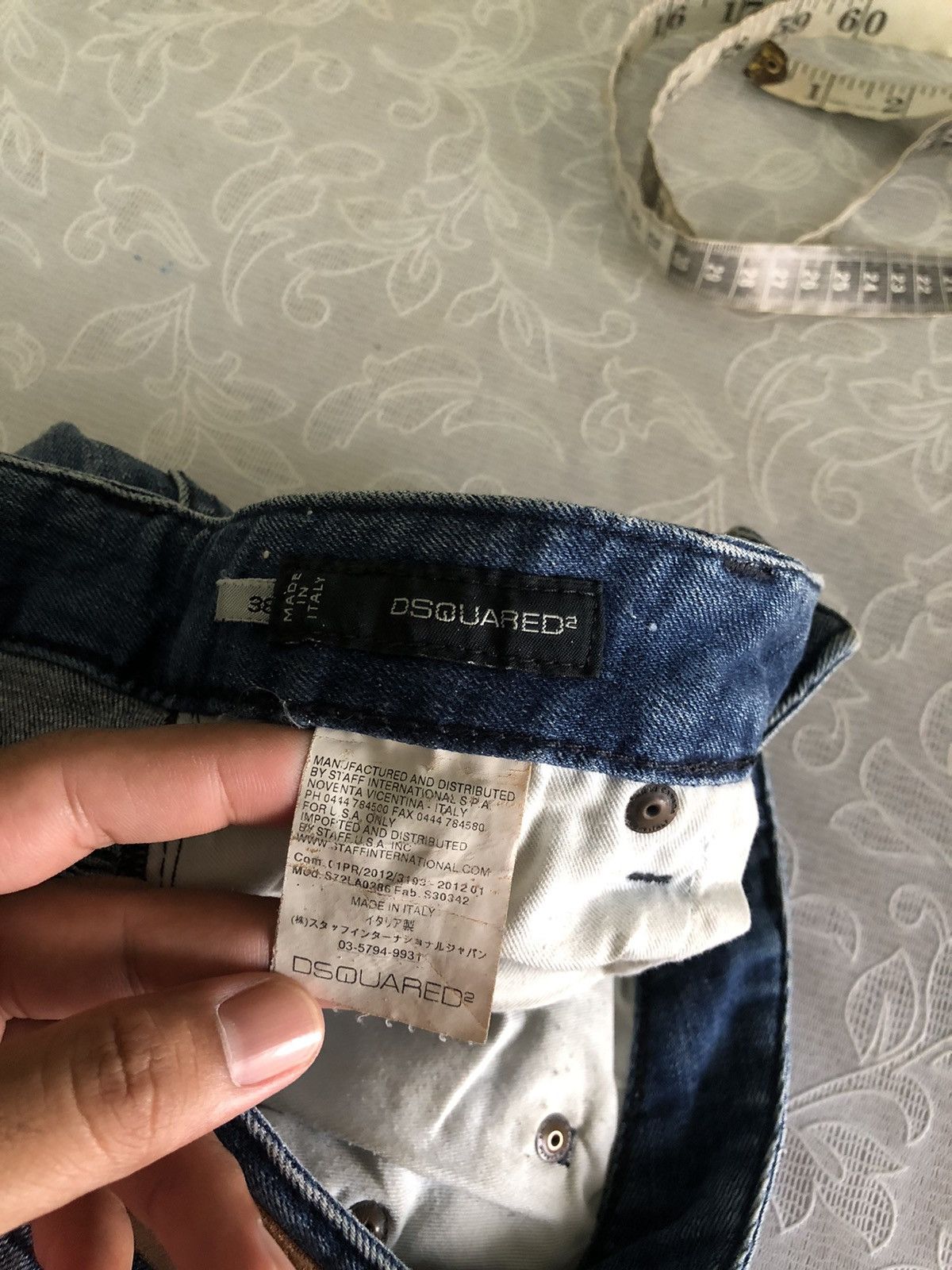 Dsquared2 Dsquared2 Distressed Punk Design Skinny Denim Size 26" / US 2 / IT 38 - 19 Thumbnail