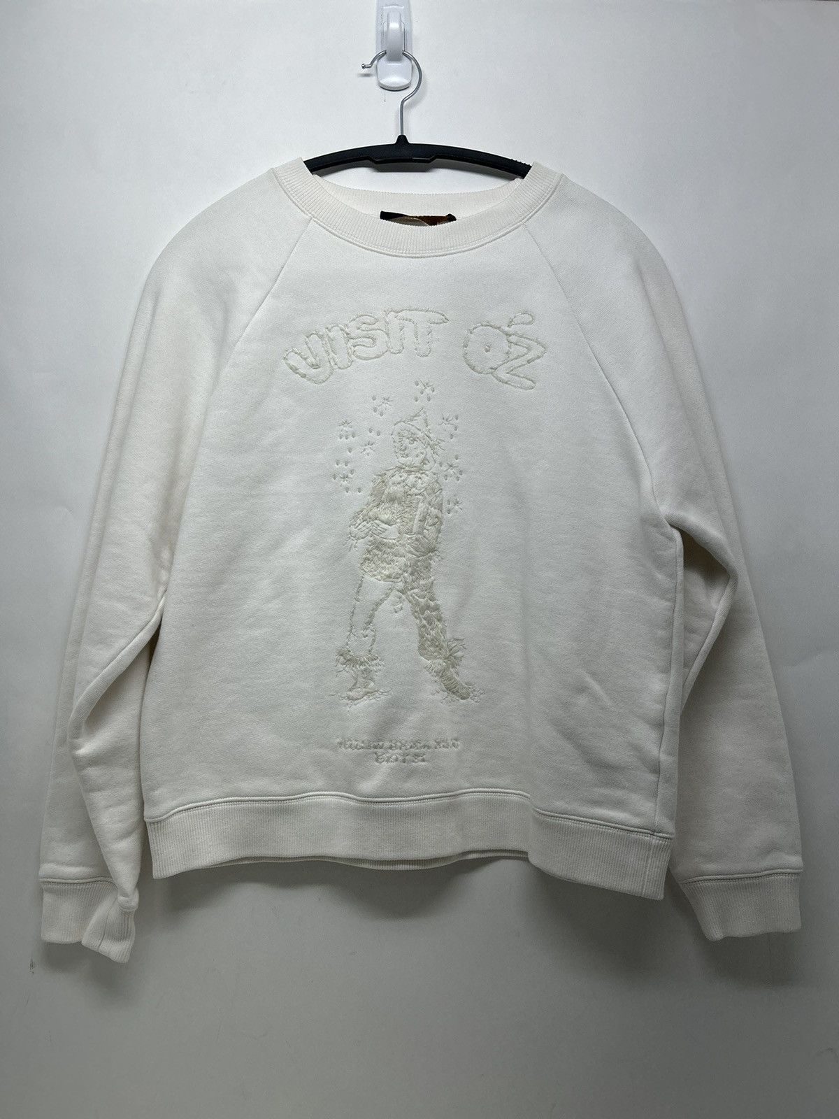 Image of Louis Vuitton Oz Scarecrow Crewneck in White, Men's (Size Small)