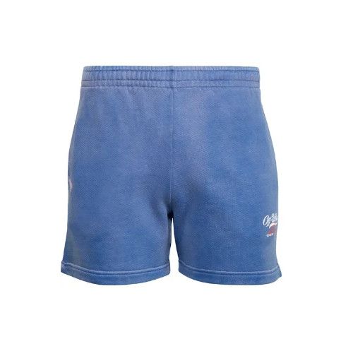 Off-White o1gr1nt1124 Wave Off Summer Sweatshort in Purple Size US 38 / EU 54 - 1 Preview