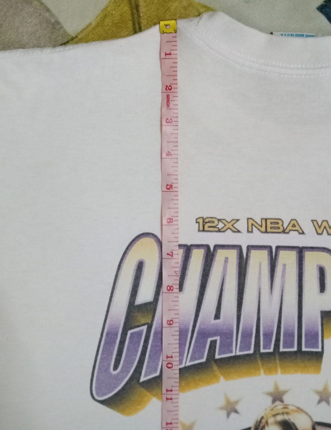 NBA × Pro Player Vintage 90s LA Lakers 12x NBA World Champions T-shirt Size US L / EU 52-54 / 3 - 22 Thumbnail