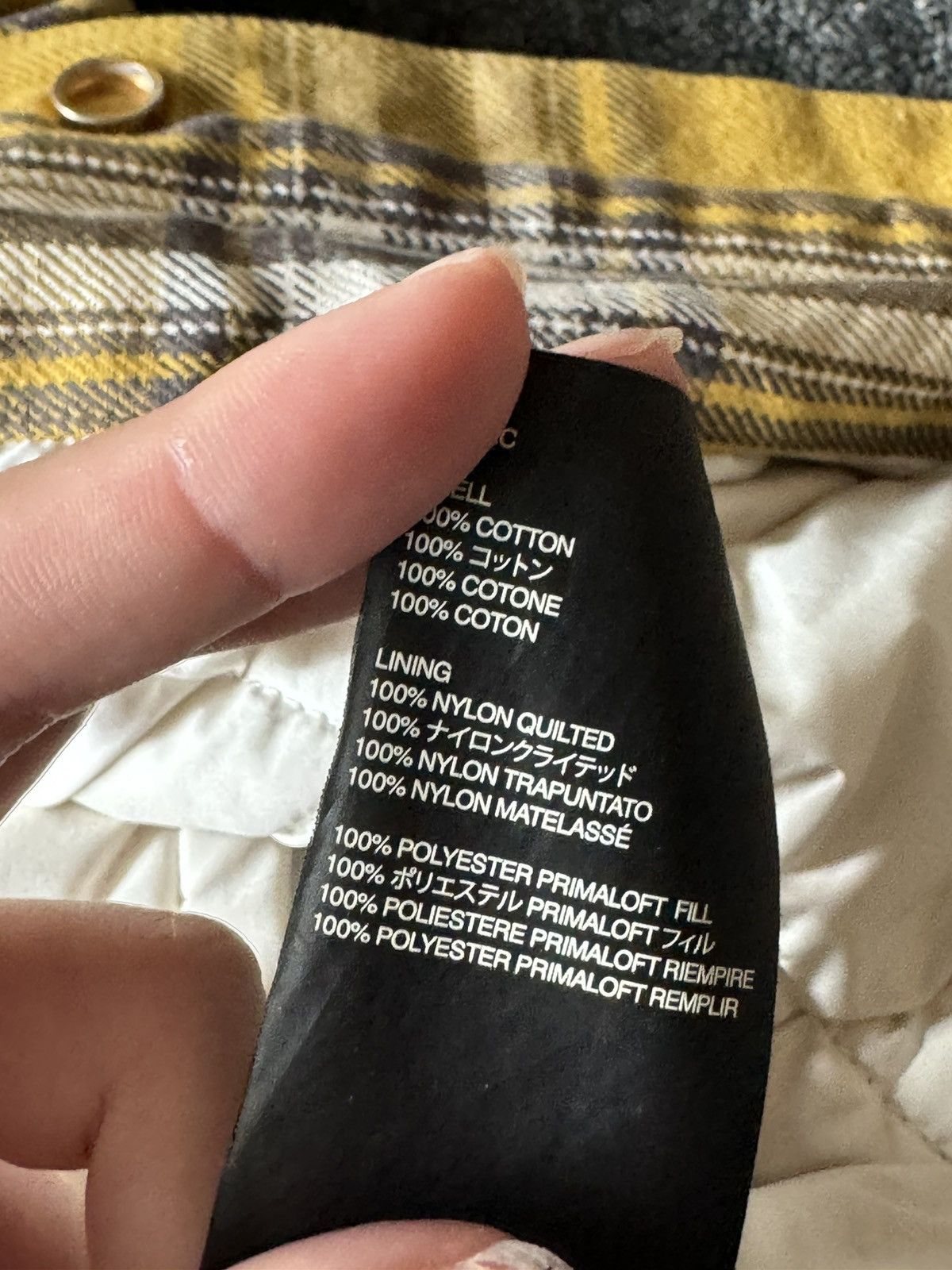 Fear of God fog yellow plaid flannel shirt jacket Size US XS / EU 42 / 0 - 3 Thumbnail