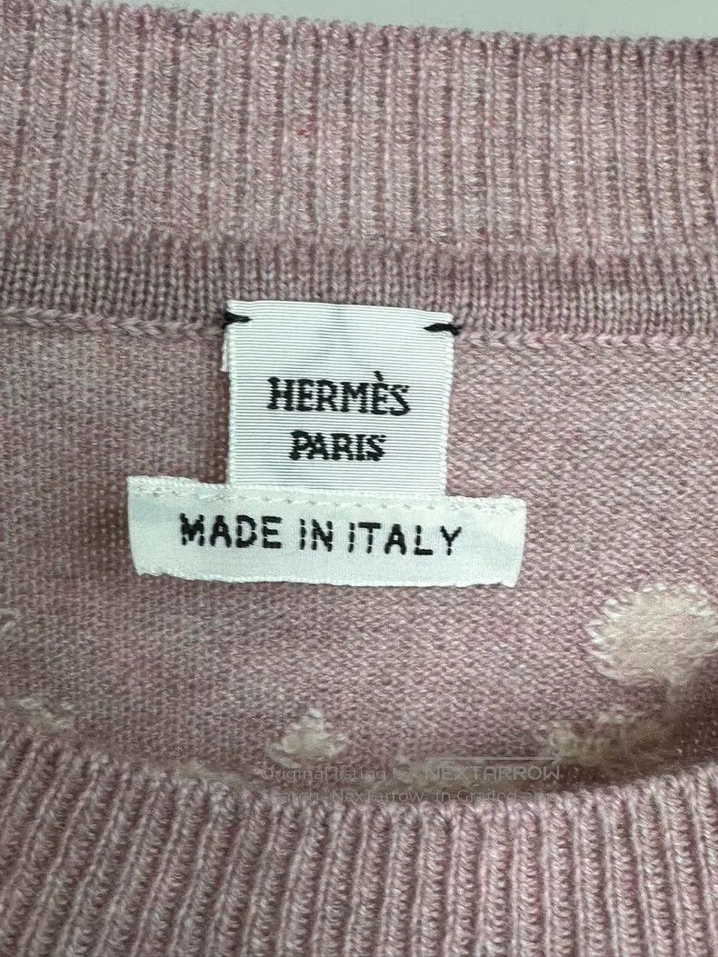 Hermes Hermes 25 Summer cheetah round neck ruffle short sleeve Size XS / US 0-2 / IT 36-38 - 2 Thumbnail