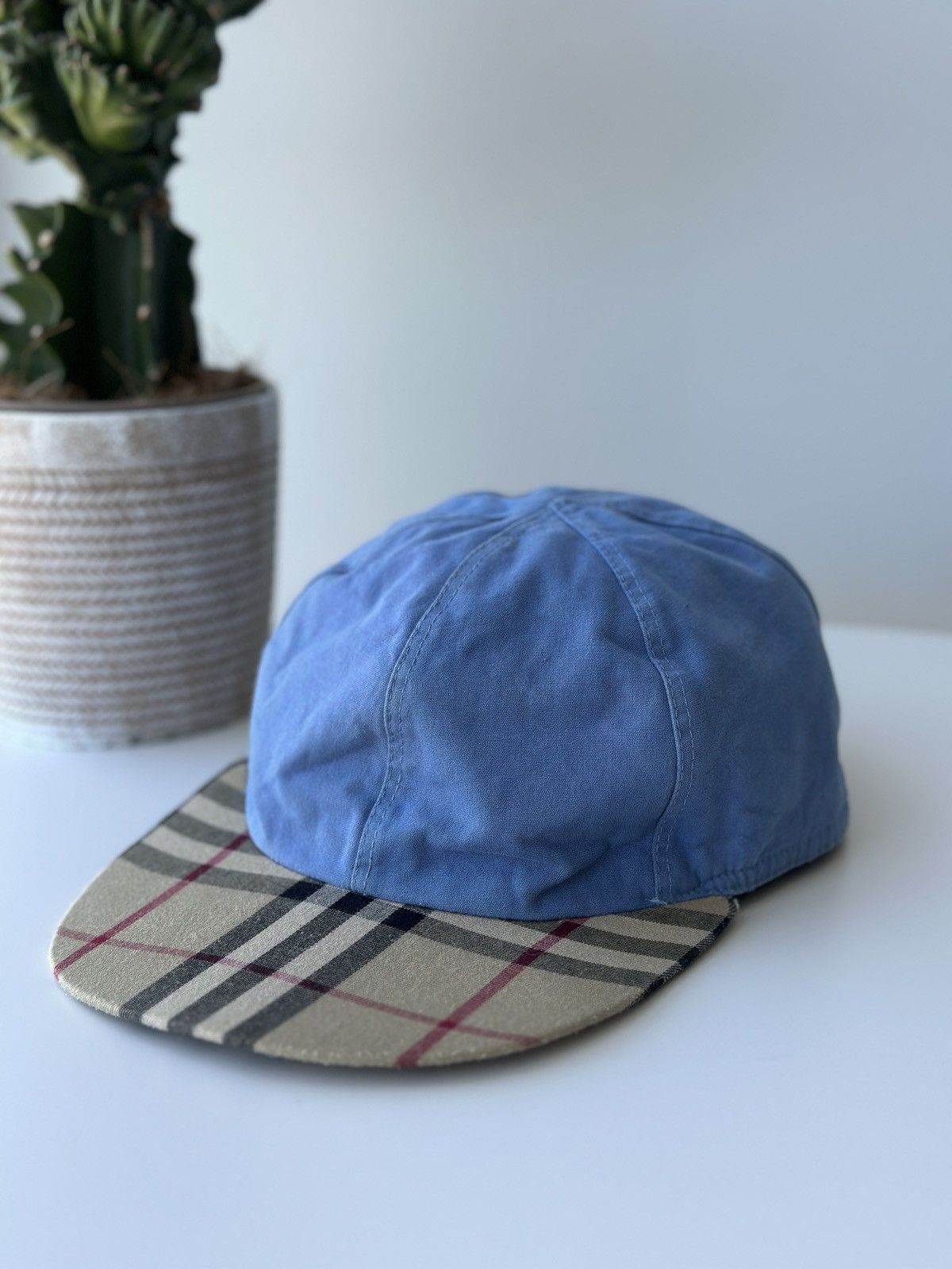 Burberry 💥FINAL DROP💥Vintage Rare Burberry 5 Panel Cap Novacheck Size ONE SIZE - 1 Thumbnail
