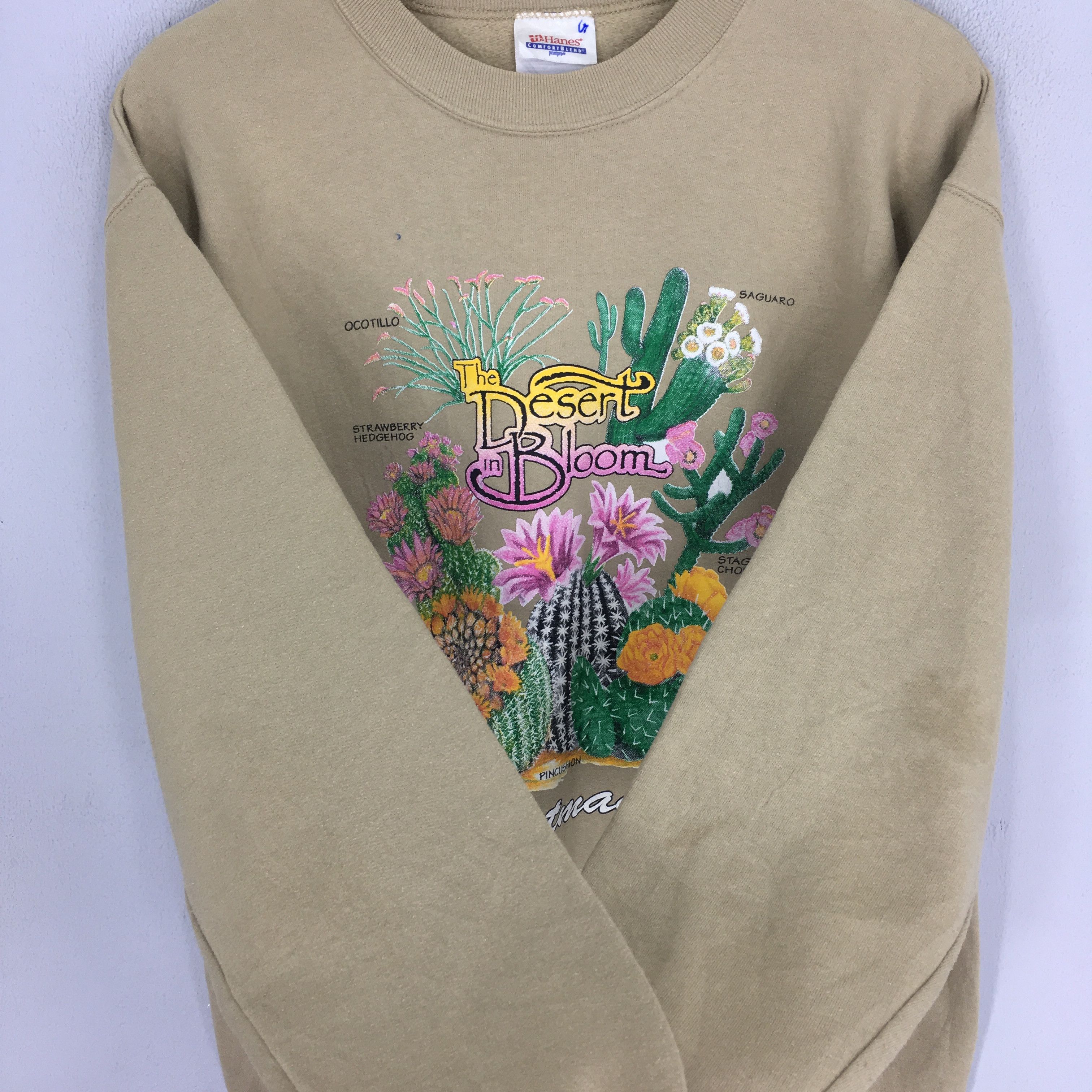 Hanes the desert bloom sweatshirt - 199 Size US M / EU 48-50 / 2 - 9 Thumbnail