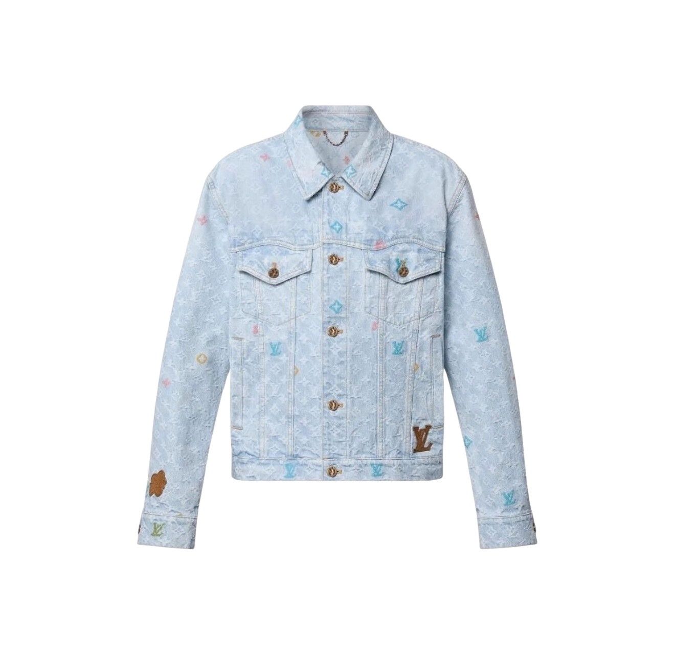 Louis Vuitton Louis Vuitton x Tyler Monogram Denim Jacket 52 Size US L / EU 52-54 / 3 - 1 Thumbnail