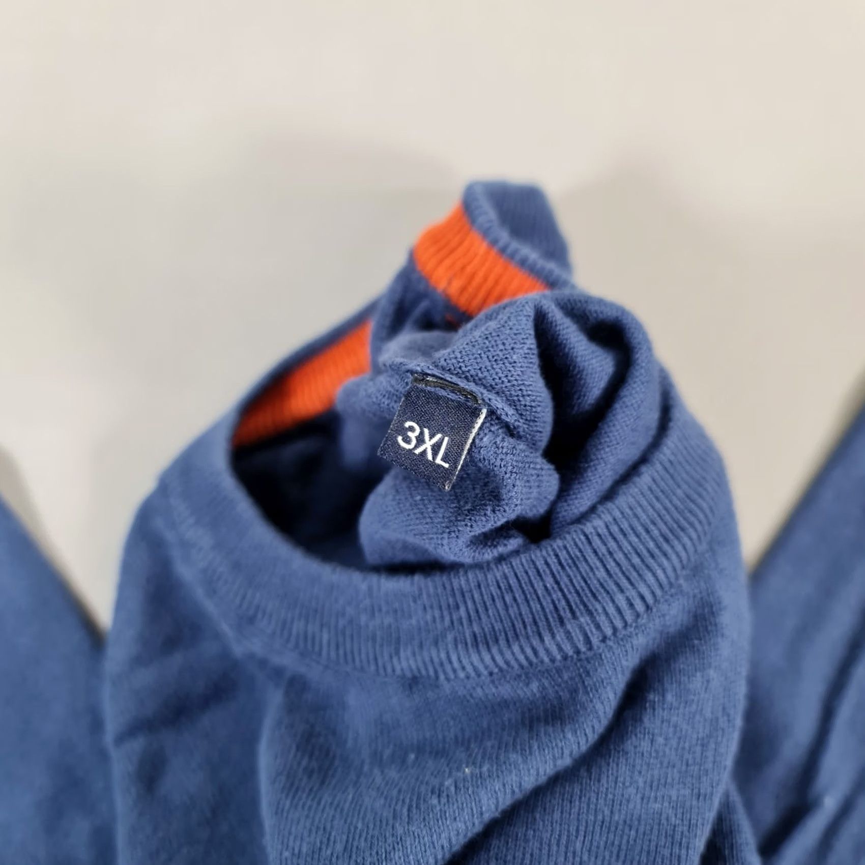 Harmont & Blaine Harmont & Blaine Jumper Mens 3XL Cotton Knit Pullover Blue Crew Neck Size US XXL / EU 58 / 5 - 6 Thumbnail