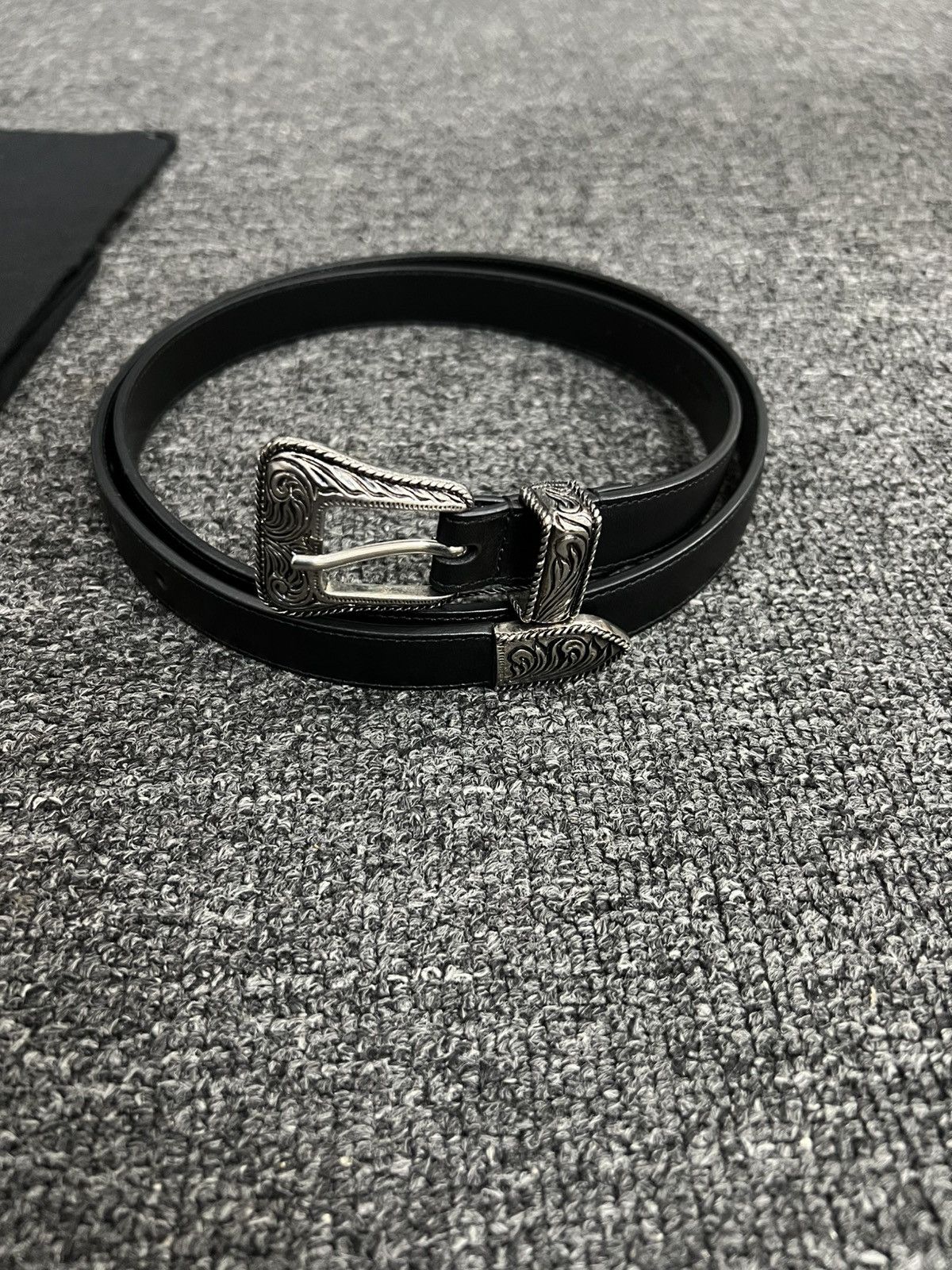 Hedi Slimane Saint Laurent Western Buckle Belt 2014ss Size ONE SIZE - 9 Thumbnail