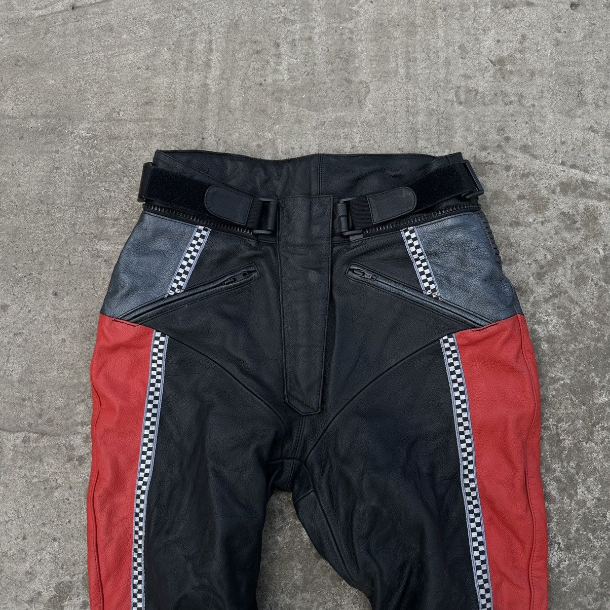 Genuine Leather × Japanese Brand Vintage Japanese Style Moto Leather Pants Racing Size 30 00s Size US 30 / EU 46 - 4 Thumbnail