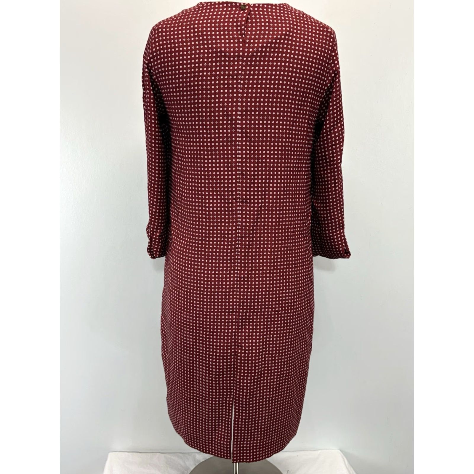 M.M.LaFleur M.M. Lafleur Shift Dress Red XS 3/4 Sleeves Pockets Career Sz Xsmall Size XS / US 0-2 / IT 36-38 - 3 Thumbnail