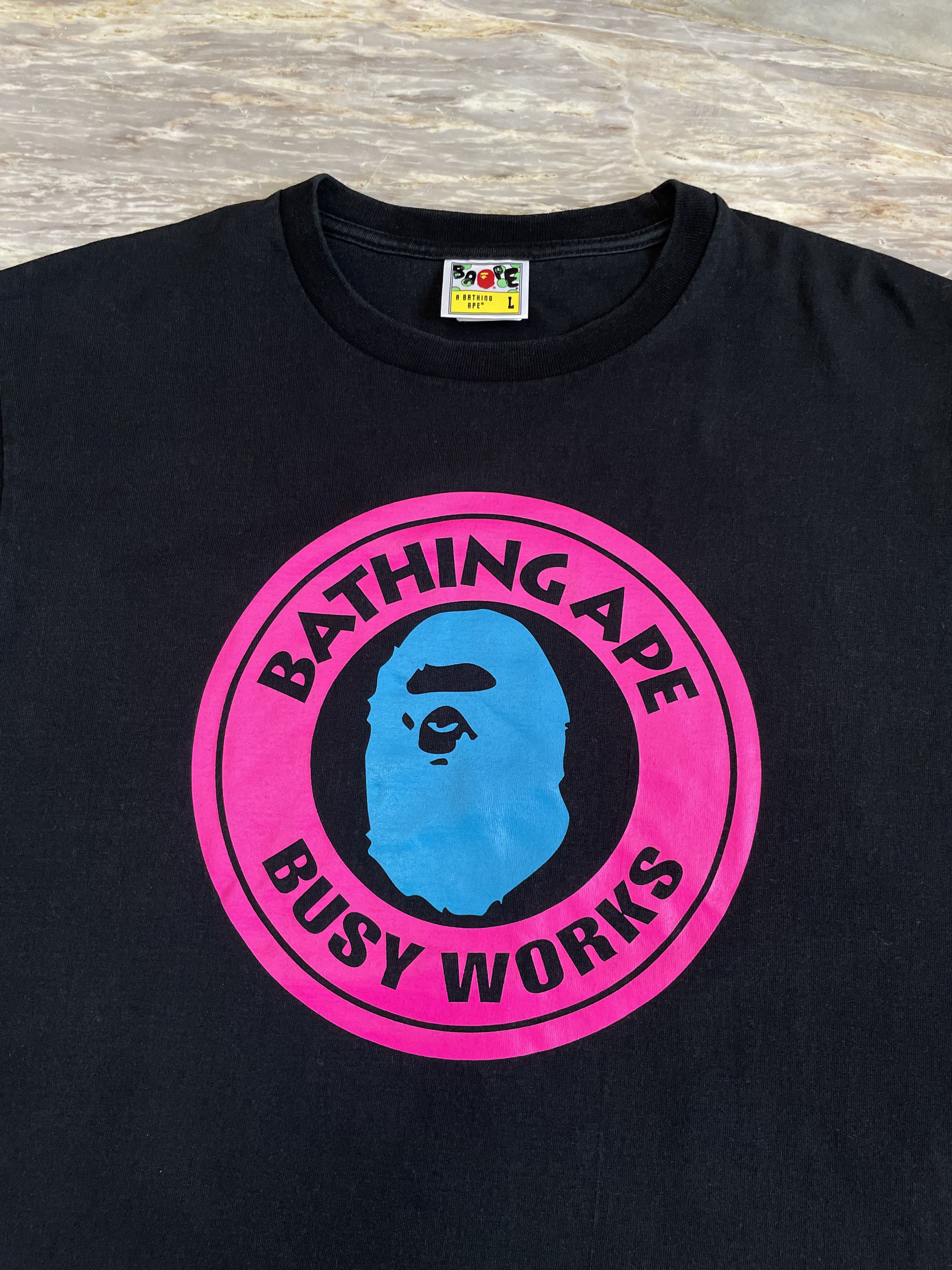 Bape Bape Neon Busy Works Tee Size US L / EU 52-54 / 3 - 2 Thumbnail