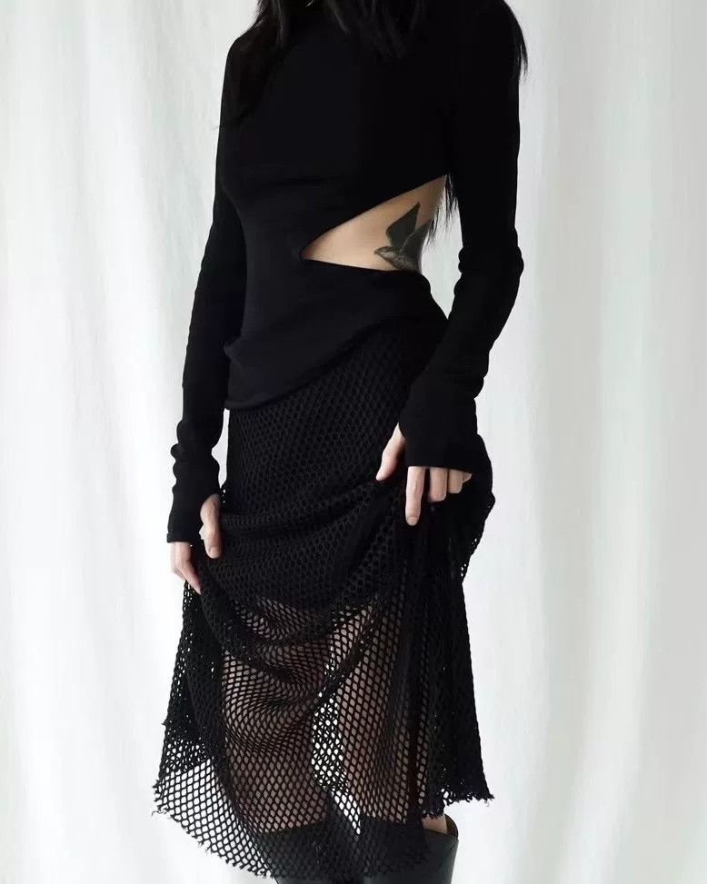 Issey Miyake Issey Miyake Black Long Sleeve Top Size M / US 6-8 / IT 42-44 - 1 Thumbnail