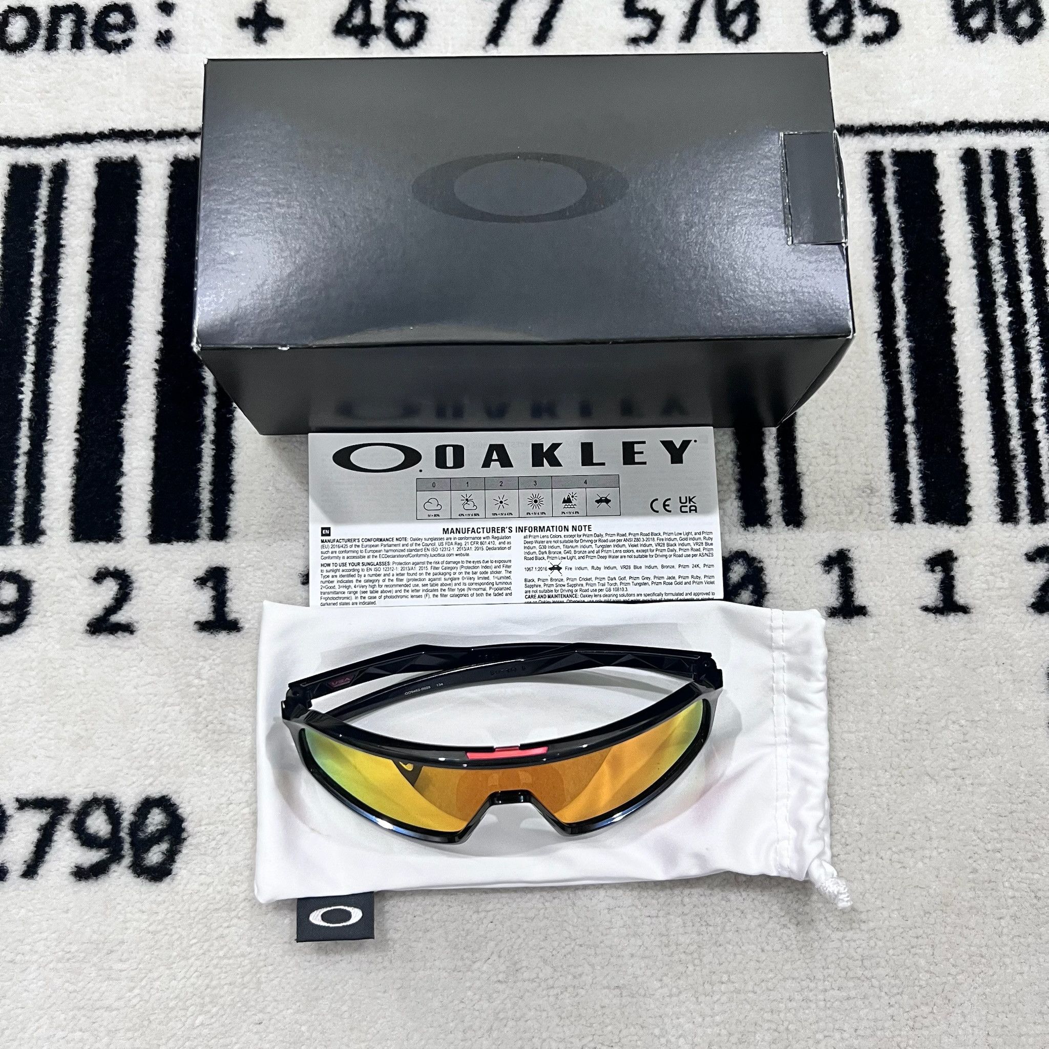 Oakley Oakley Sutro S Prizm Lens Ruby Black Frame Sunglasses Size ONE SIZE - 1 Thumbnail