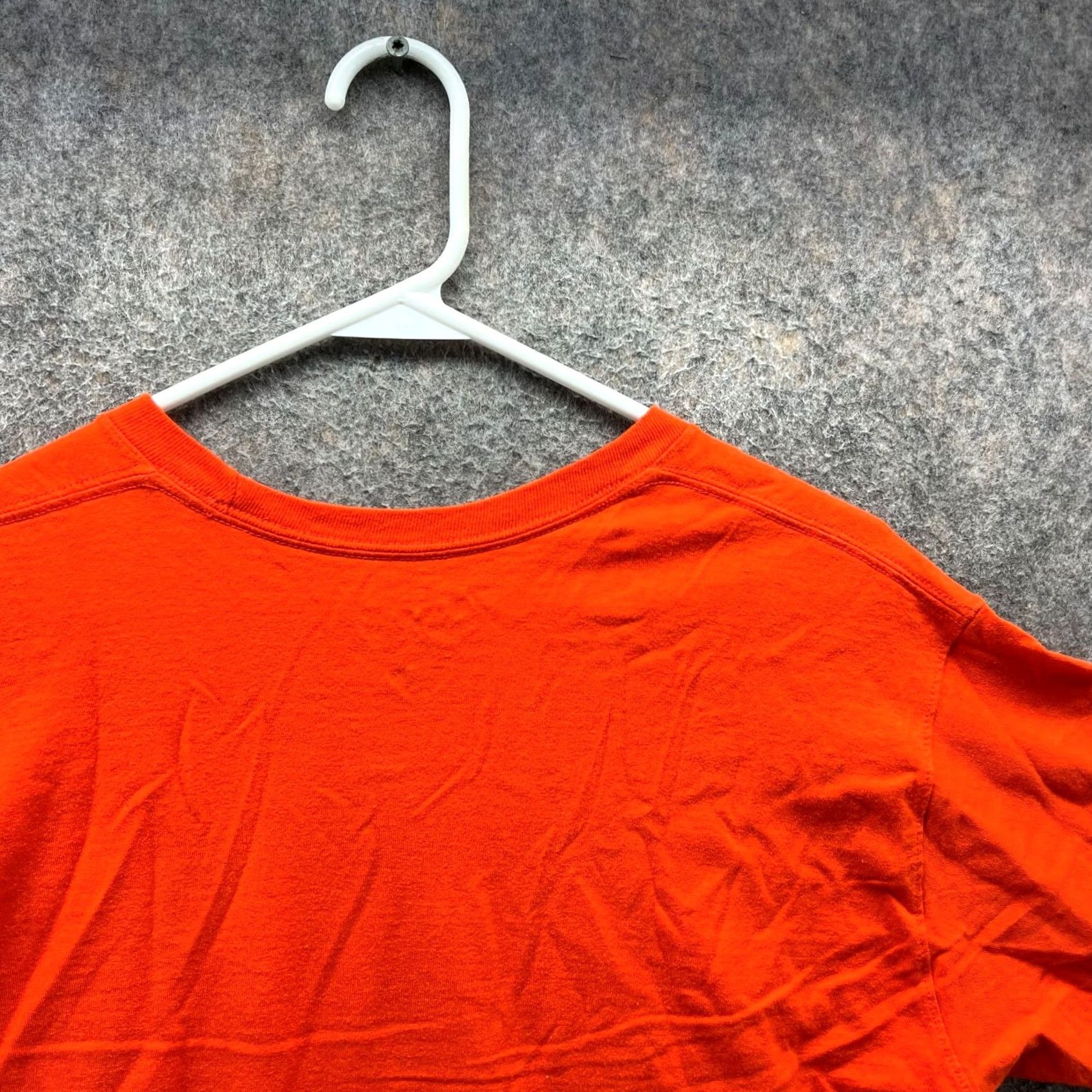 Champion Champion Shirt Mens Medium Orange Graphic Cotton Tee Crewneck Spell Out Y2K Size US M / EU 48-50 / 2 - 5 Thumbnail