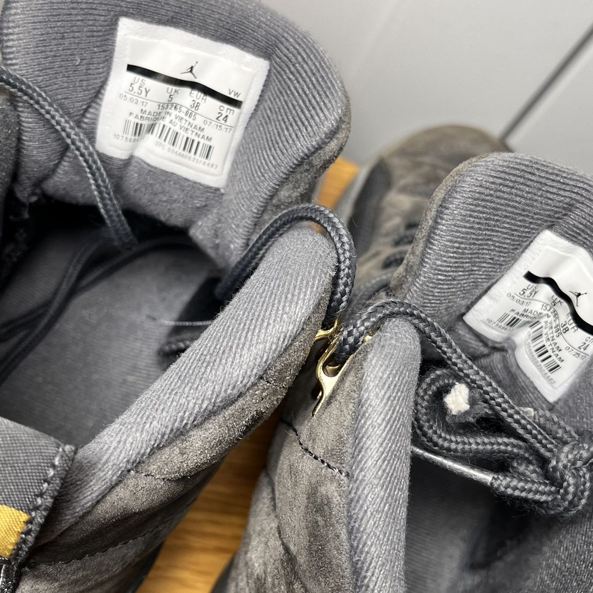 Jordan Brand •CLEAN• Jordan 12 Retro GS Dark Grey 5.5Y/7W Size US 7 / IT 37 - 10 Thumbnail