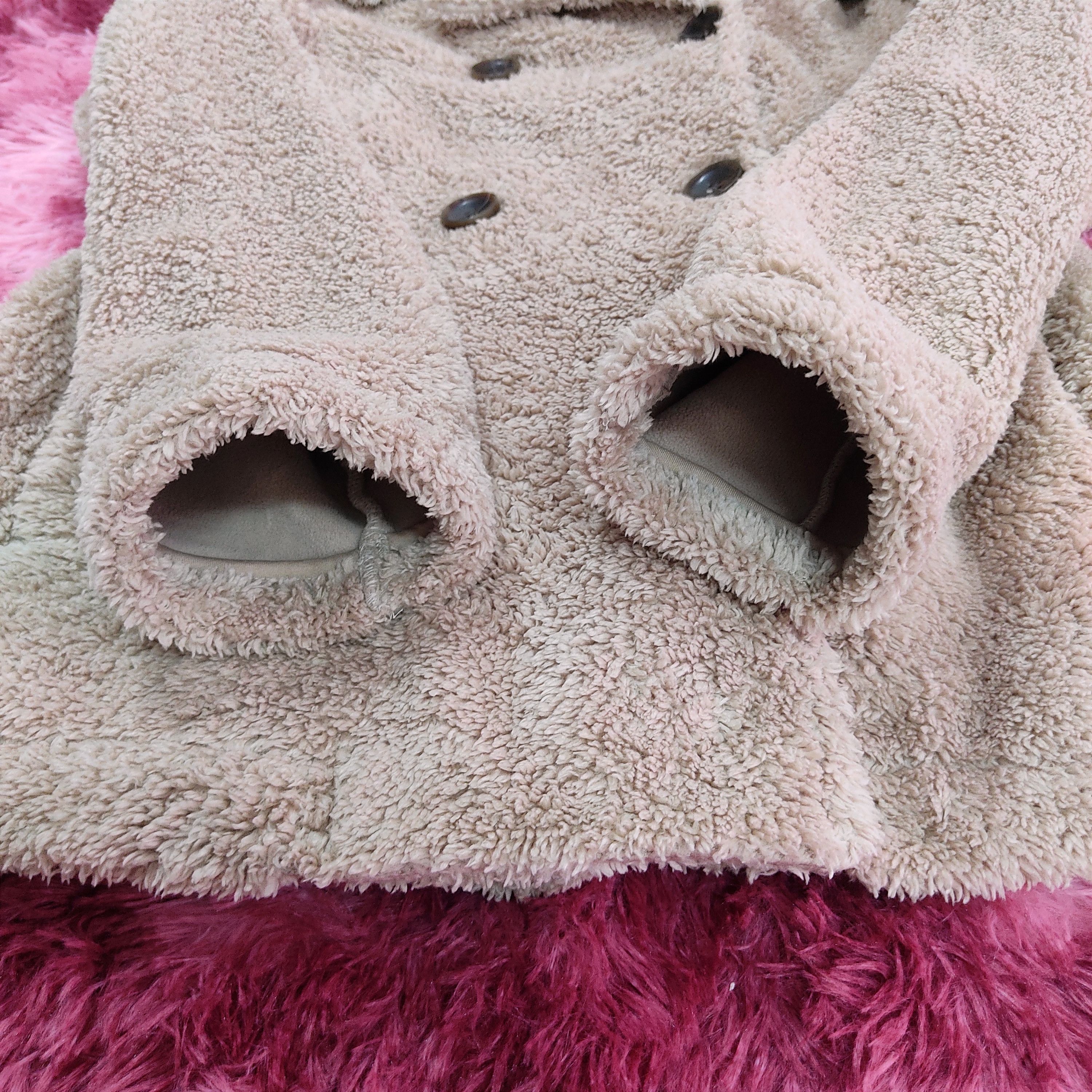 Japanese Brand × Uniqlo UNIQLO Double Breasted Teddy Fleece Coat Size L / US 10 / IT 46 - 7 Thumbnail