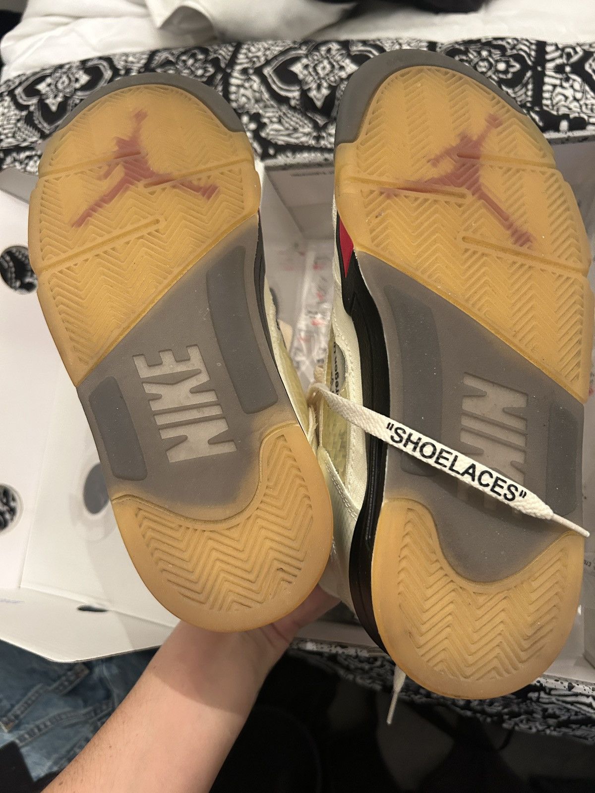 Jordan Brand × Off-White Jordan 5 Off White Size US 8 / EU 41 - 7 Thumbnail