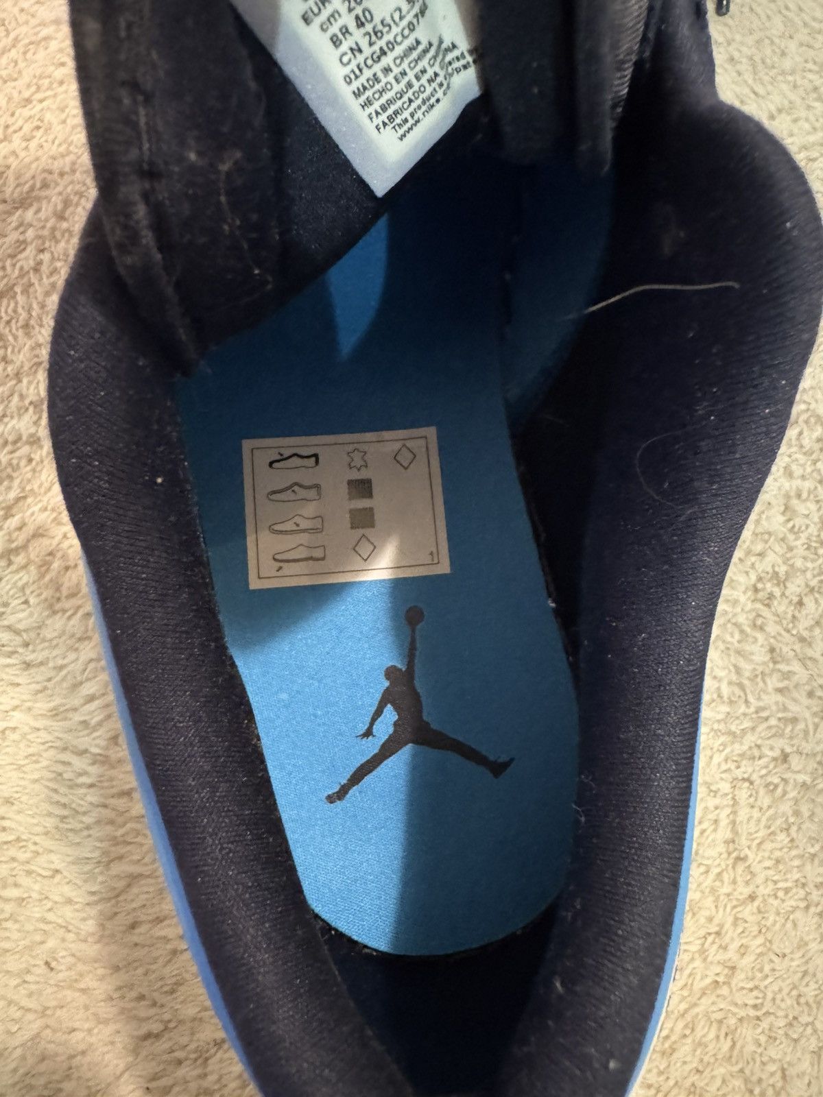 Jordan Brand Jordan 1 Low UNC 2021 Size US 8.5 / EU 41-42 - 5 Thumbnail