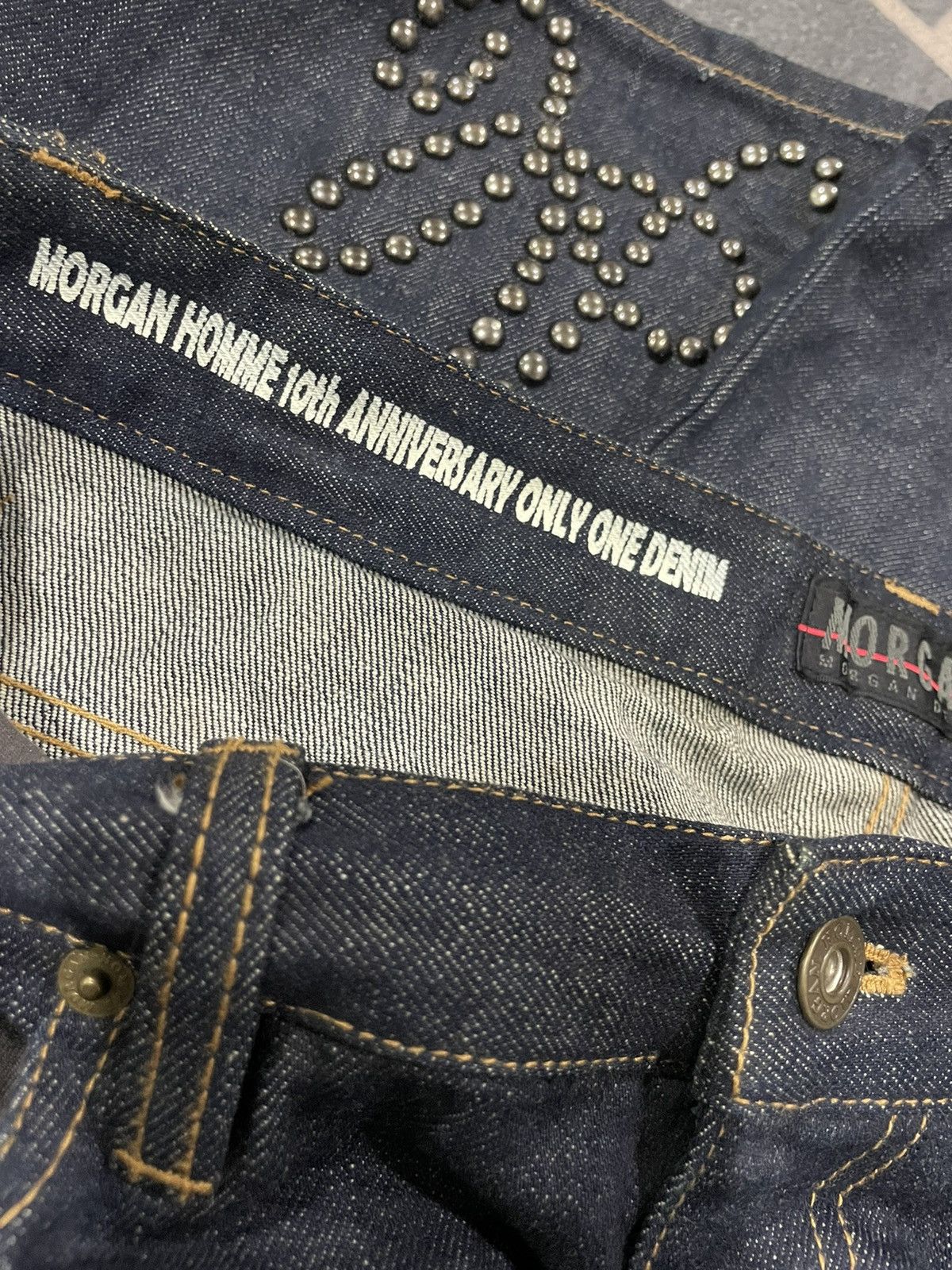 Designer Morgan Homme Sample 10th Anniversary Only One Denim Size US 34 / EU 50 - 21 Thumbnail