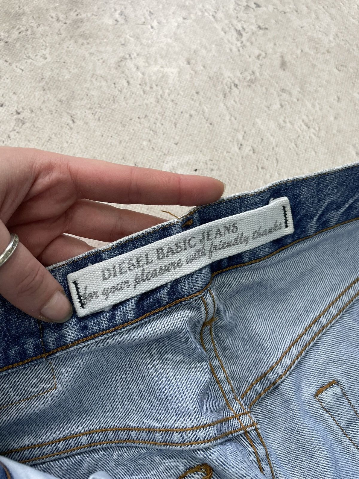 Diesel Diesel retro Blue Denim Jeans Classic Italy Y2K Size US 31 - 6 Thumbnail