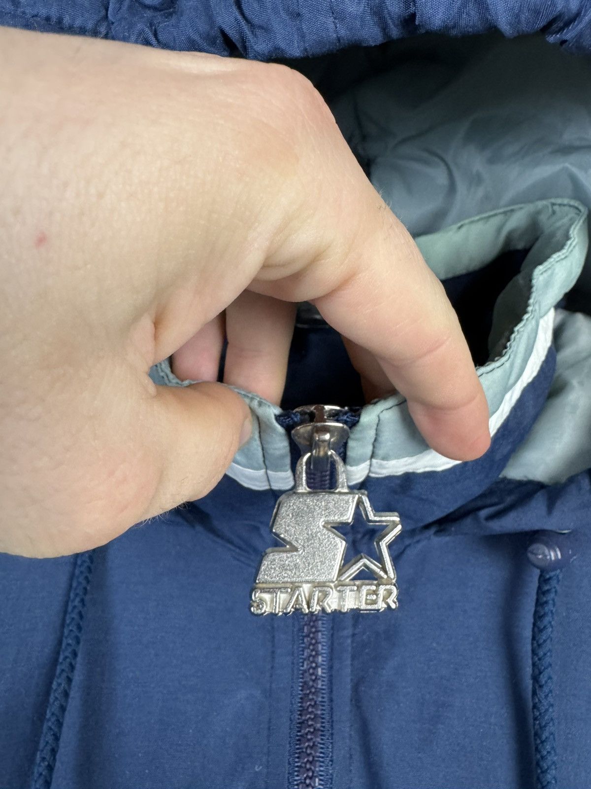 Starter Vintage Starter Dallas Cowboys NFL Insulated Anorak Jacket Size US L / EU 52-54 / 3 - 4 Thumbnail
