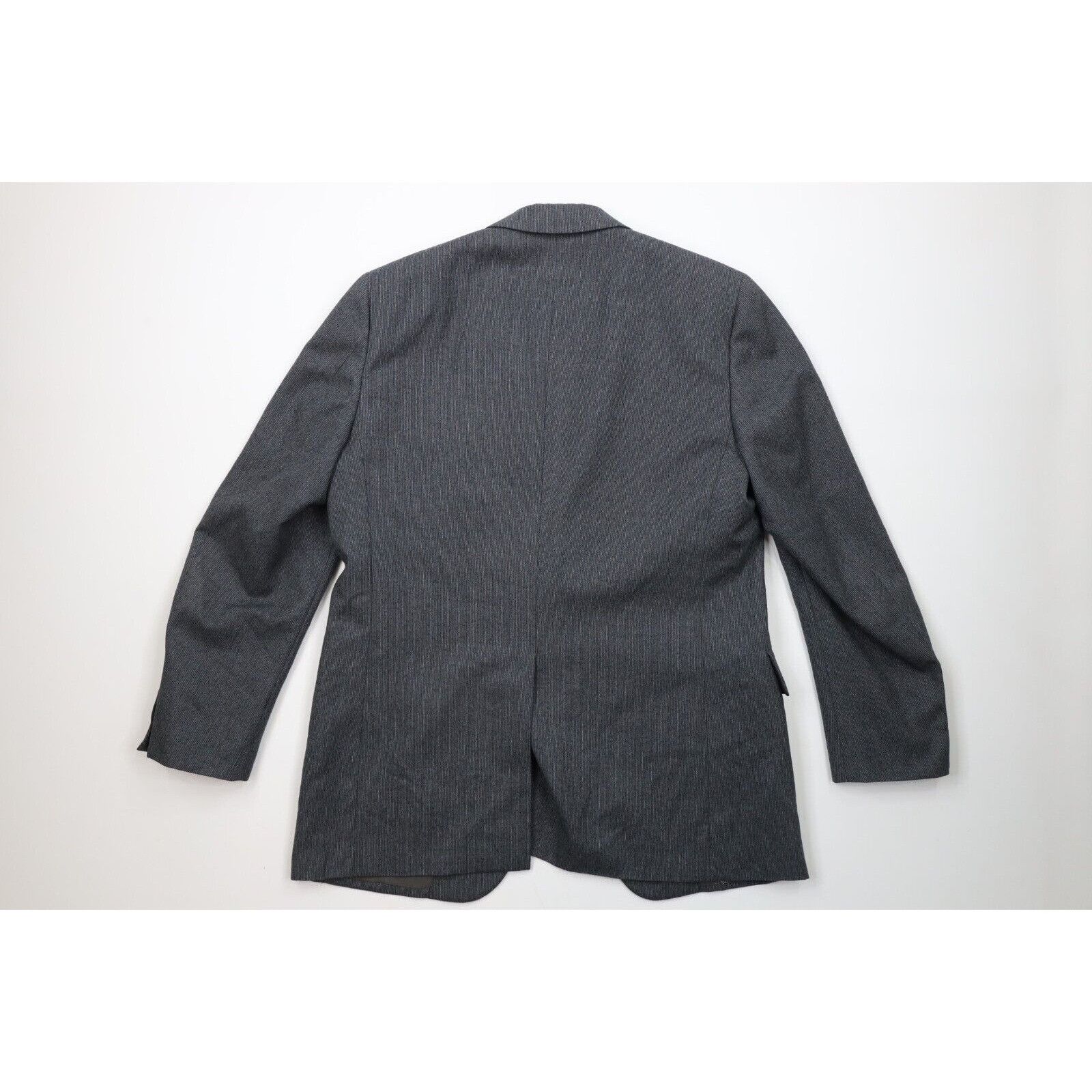 Hickey Freeman × Vintage Vintage 80s Hickey Freeman Boardroom 2 Piece Wool Suit Size 44R - 7 Thumbnail
