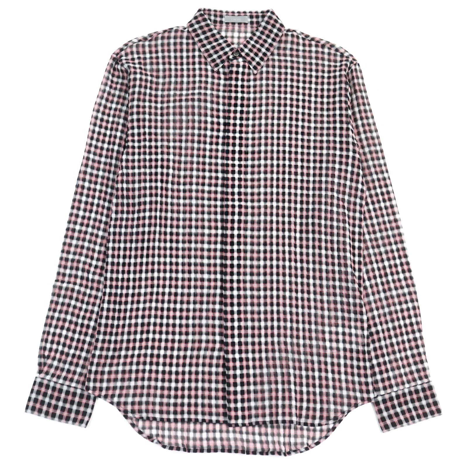 Dior Dior Dior Long Sleeve Shirt Cotton Shirt Cotton Dress Shirt 293C516A5571 DUTY FREE for USA Size ONE SIZE - 1 Thumbnail