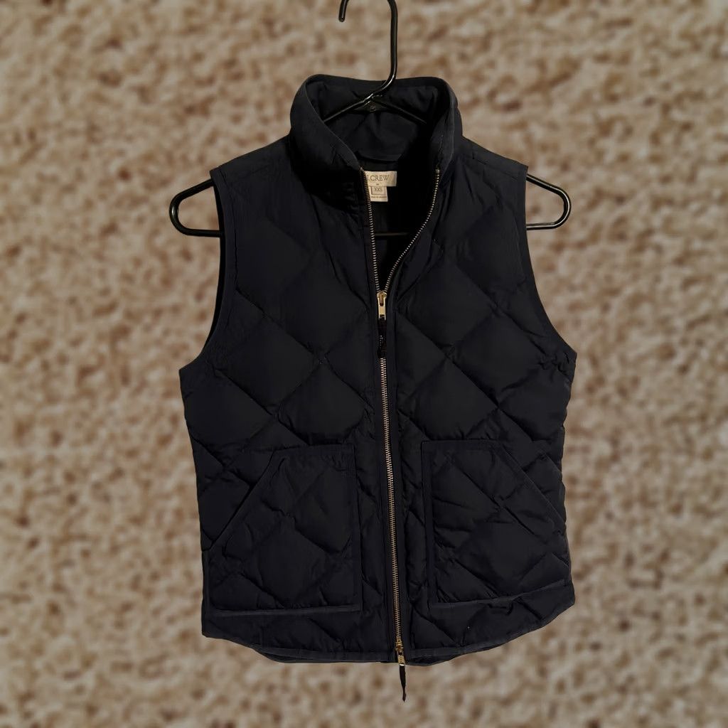 J.Crew J.CREW Puffer Vest Jacket Blue Quilted Down Filled Excursion Women's 2XS XXS Size XXS / US 00 / IT 34 - 1 Thumbnail