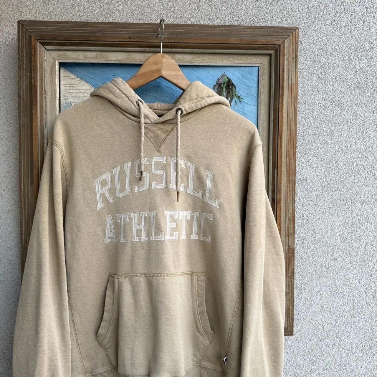 Russell Athletic 90s Boxy Russell Athletic Sweatshirt Beige Hoodie Oversize Size US M / EU 48-50 / 2 - 3 Thumbnail