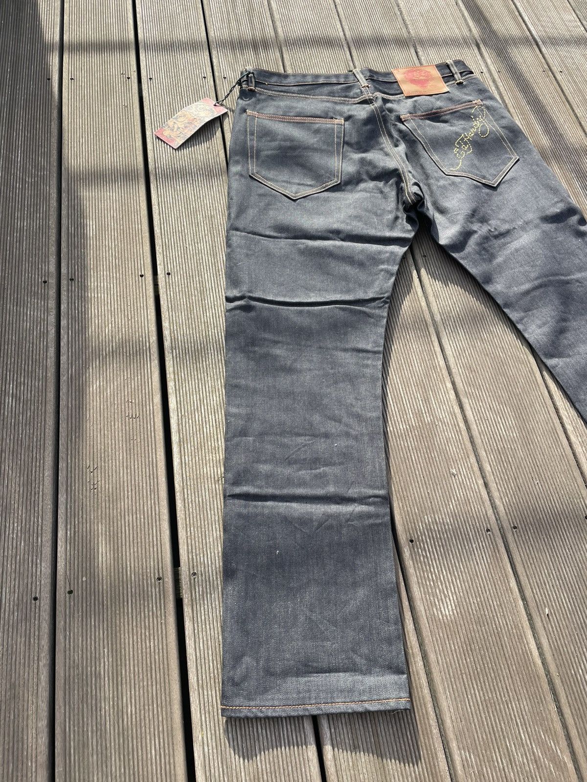 Ed Hardy Ed Hardy 2009 denim jeans men’s regular straight W38 x L34 Size US 38 / EU 54 - 14 Thumbnail
