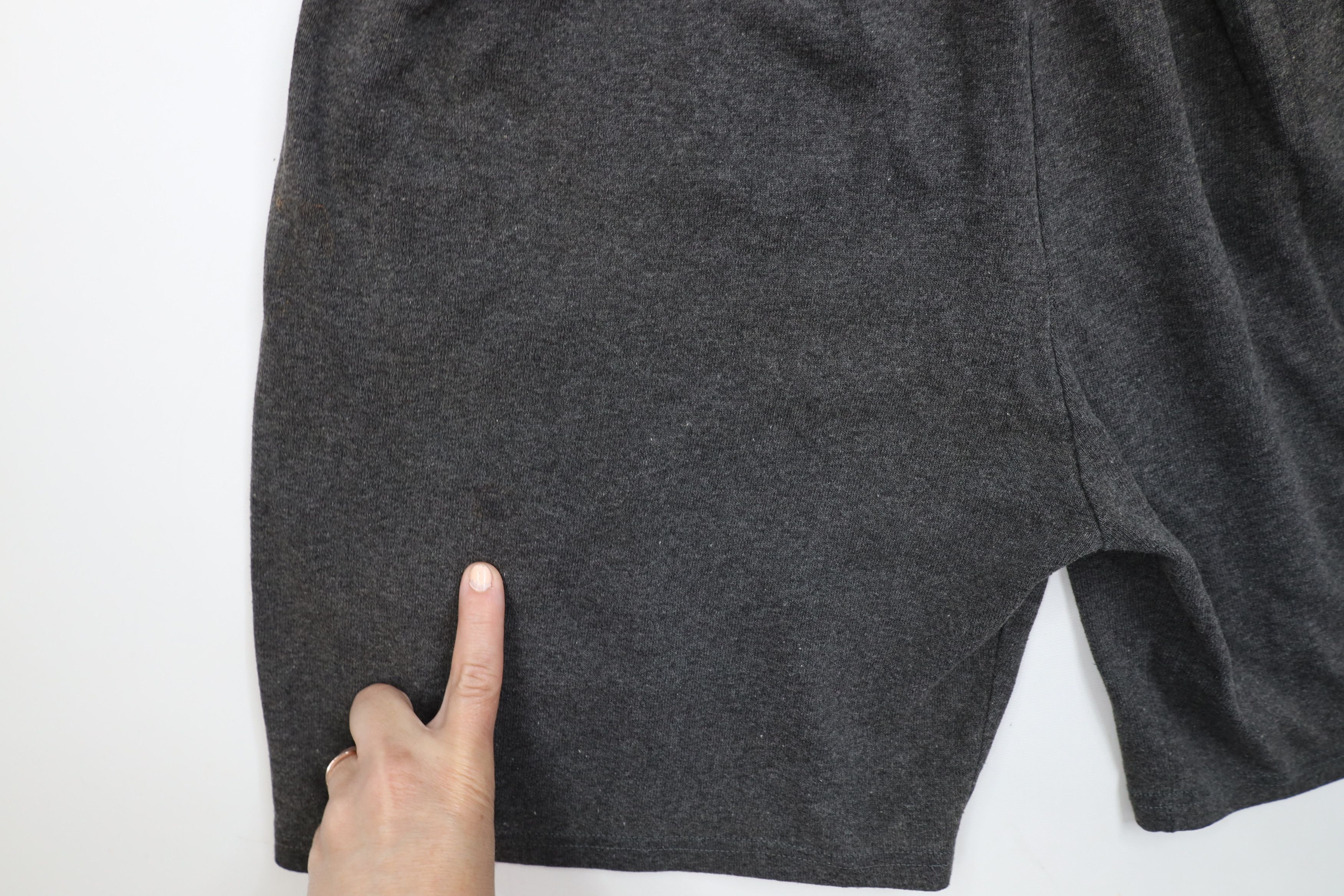 Champion Vintage 90s Champion Heavyweight Above Knee Shorts Dark Gray Size US 34 / EU 50 - 14 Thumbnail